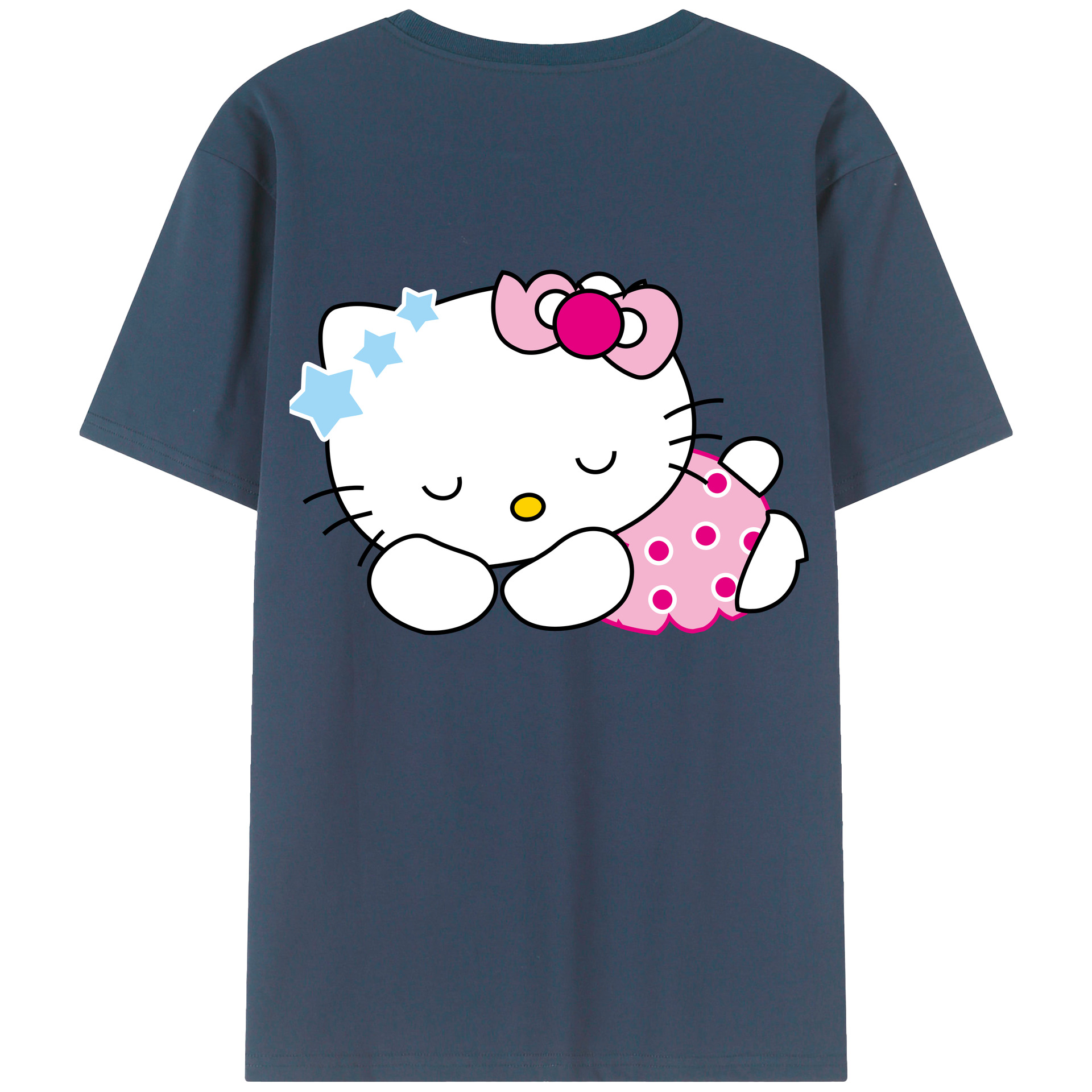 （画像用） Hello Kitty ハローキティ レディース半袖Tシャツ(バックプリント)