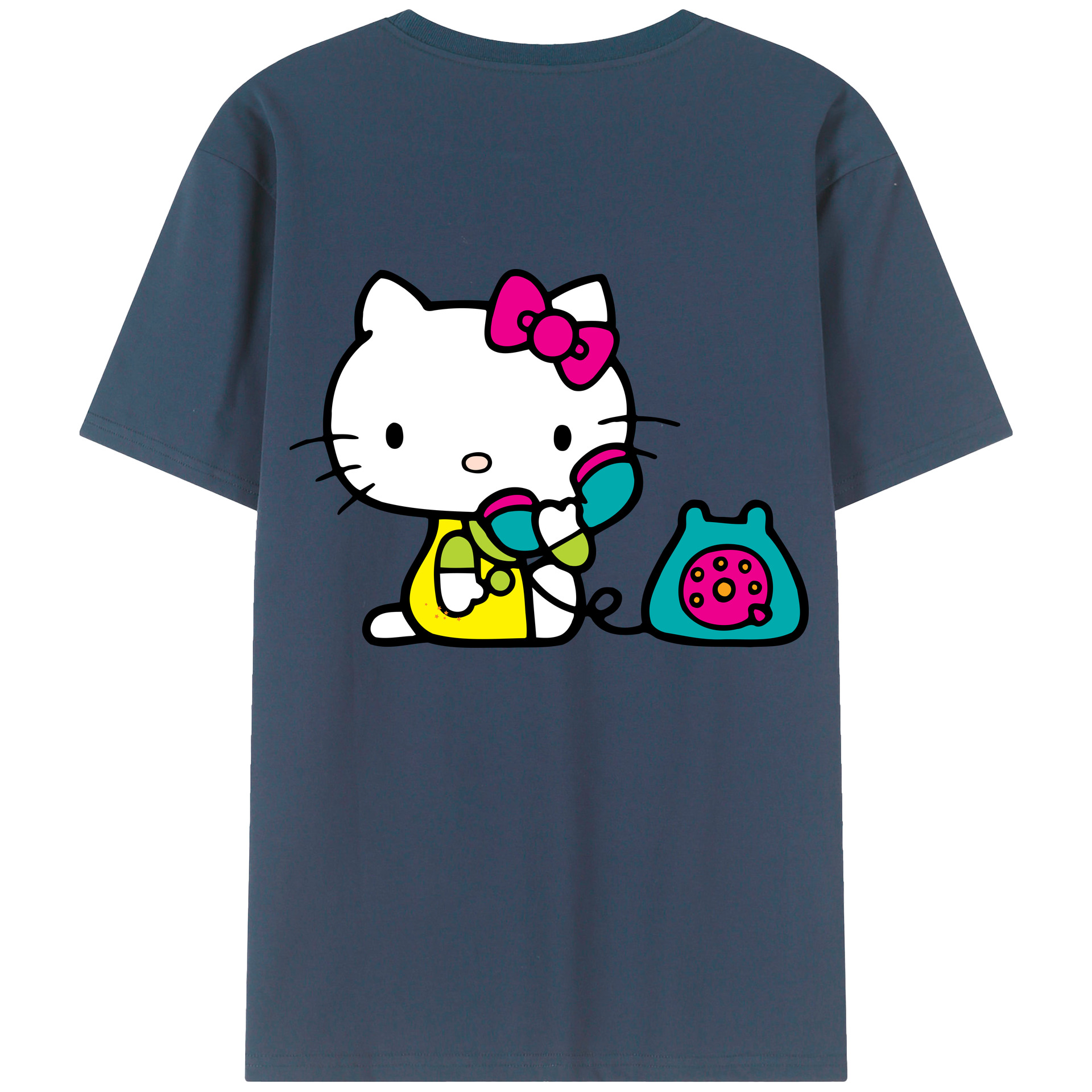 （画像用） Hello Kitty ハローキティ レディース半袖Tシャツ(バックプリント)