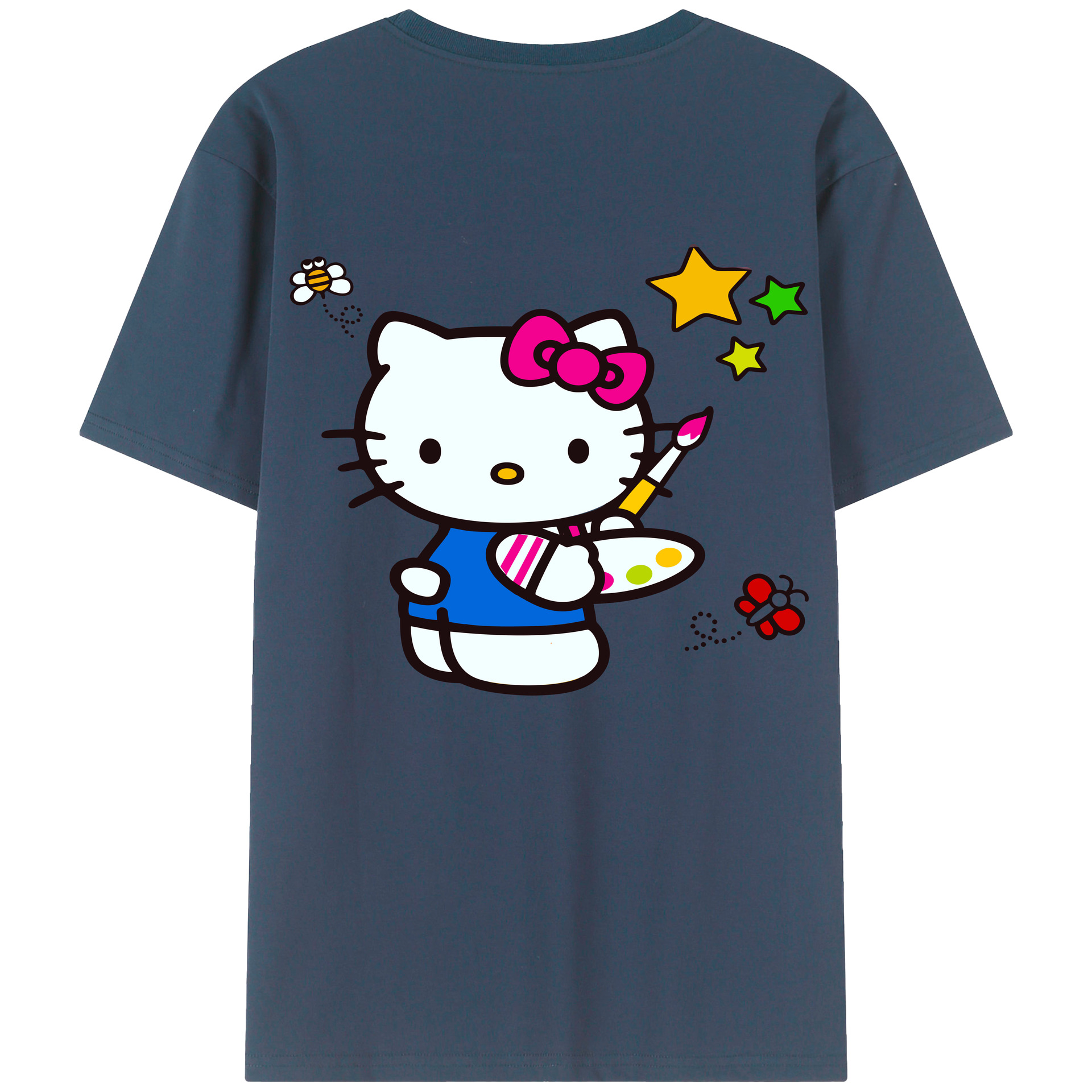 （画像用） Hello Kitty ハローキティ レディース半袖Tシャツ(バックプリント)