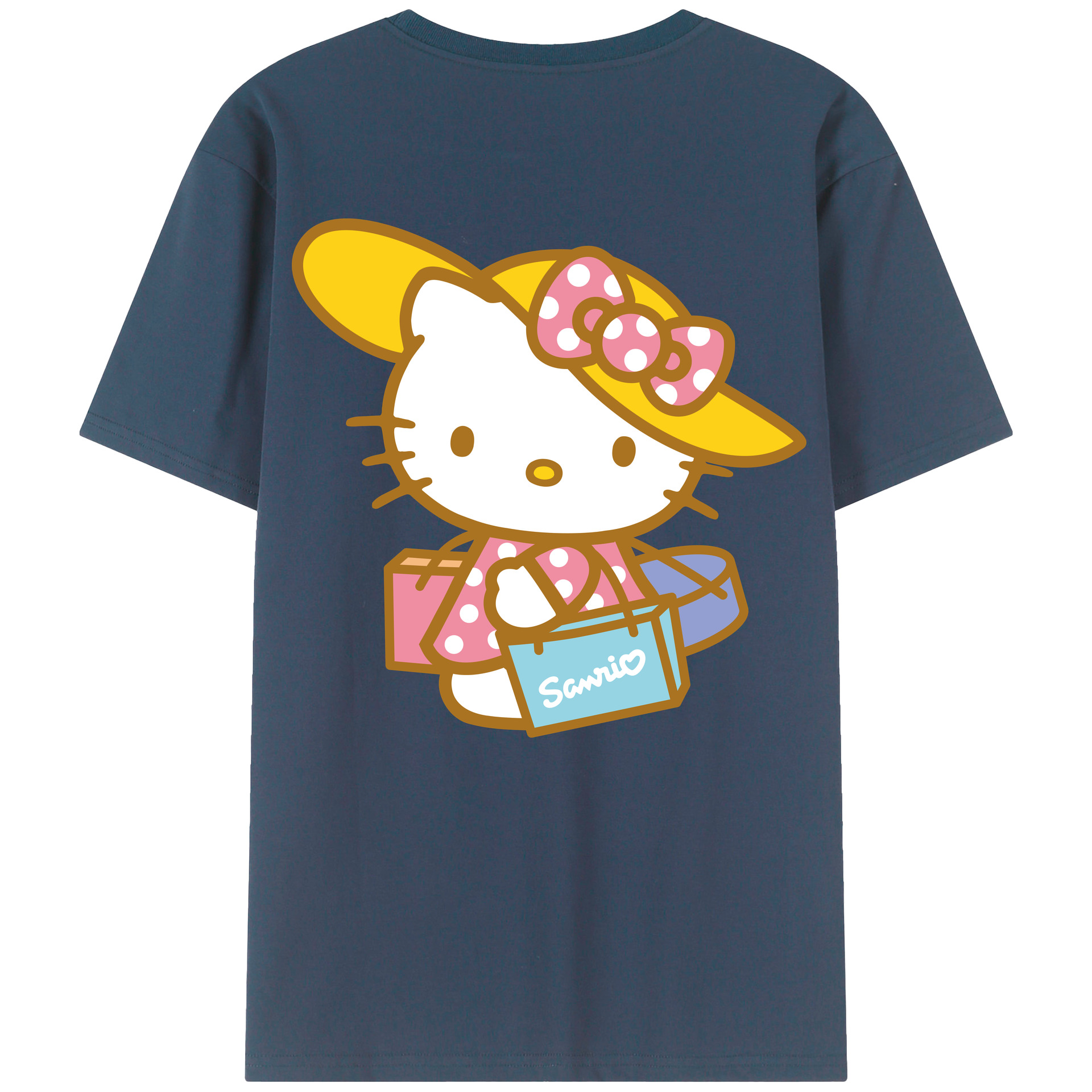 （画像用） Hello Kitty ハローキティ レディース半袖Tシャツ(バックプリント)