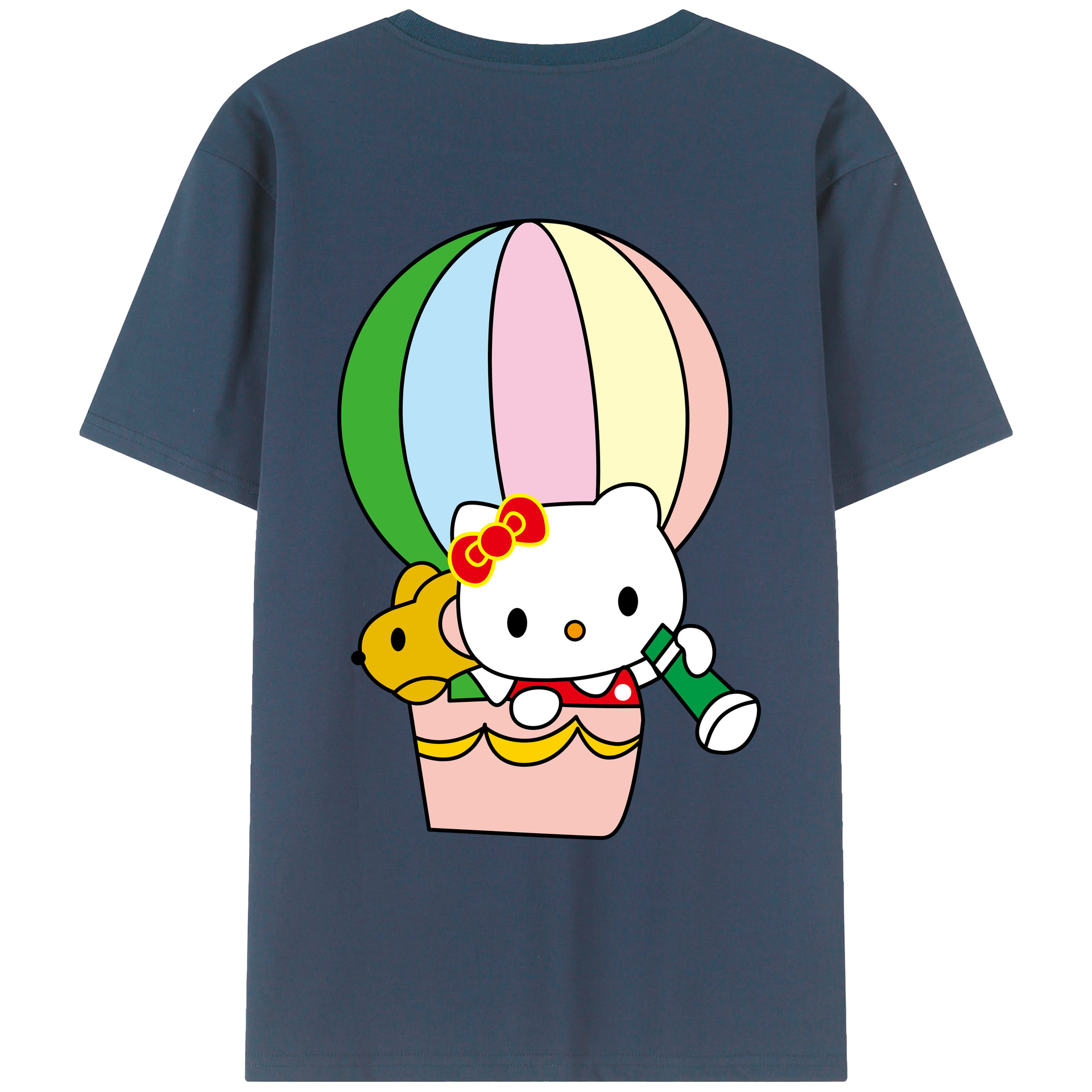 （画像用） Hello Kitty ハローキティ レディース半袖Tシャツ(バックプリント)