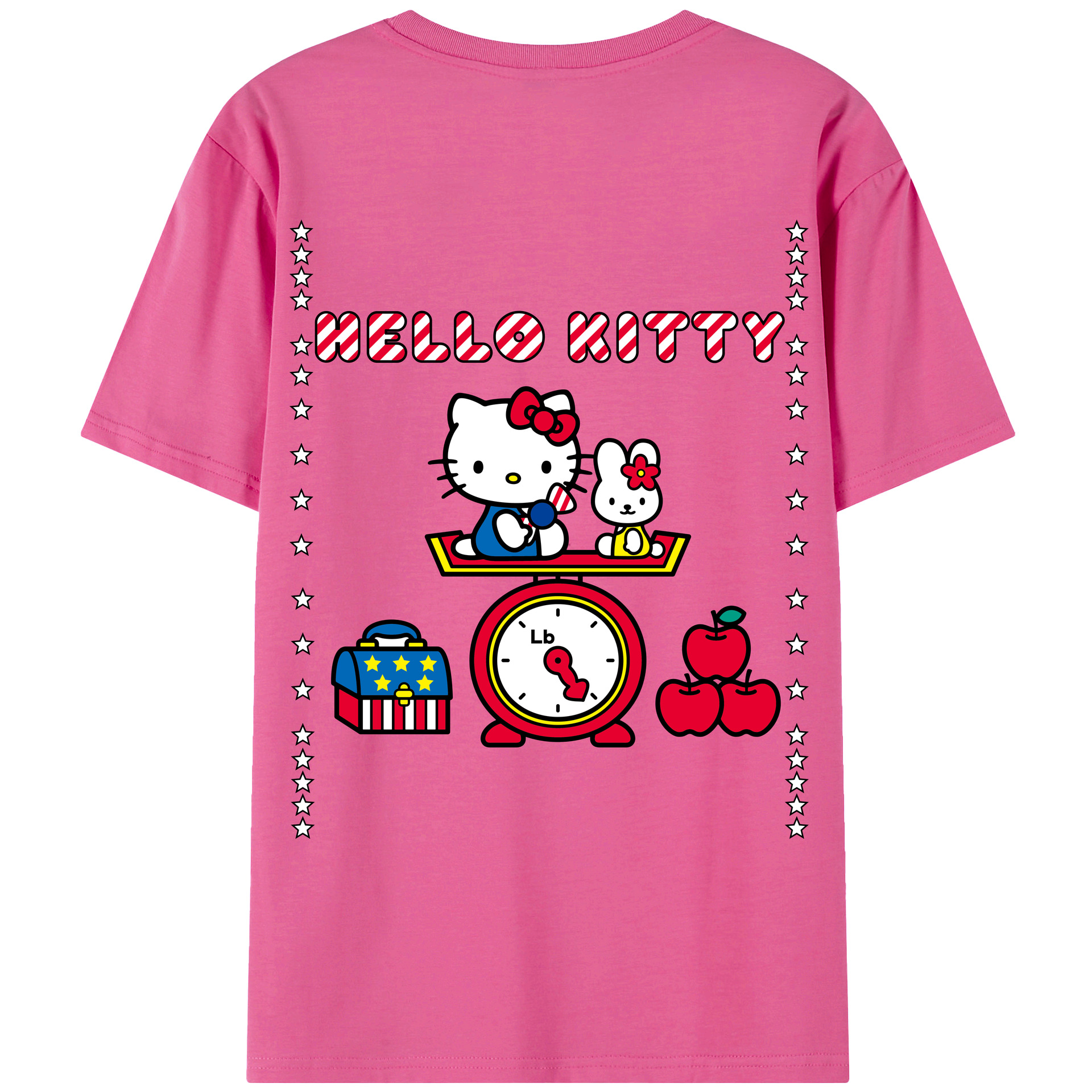 （画像用） Hello Kitty ハローキティ レディース半袖Tシャツ(バックプリント)