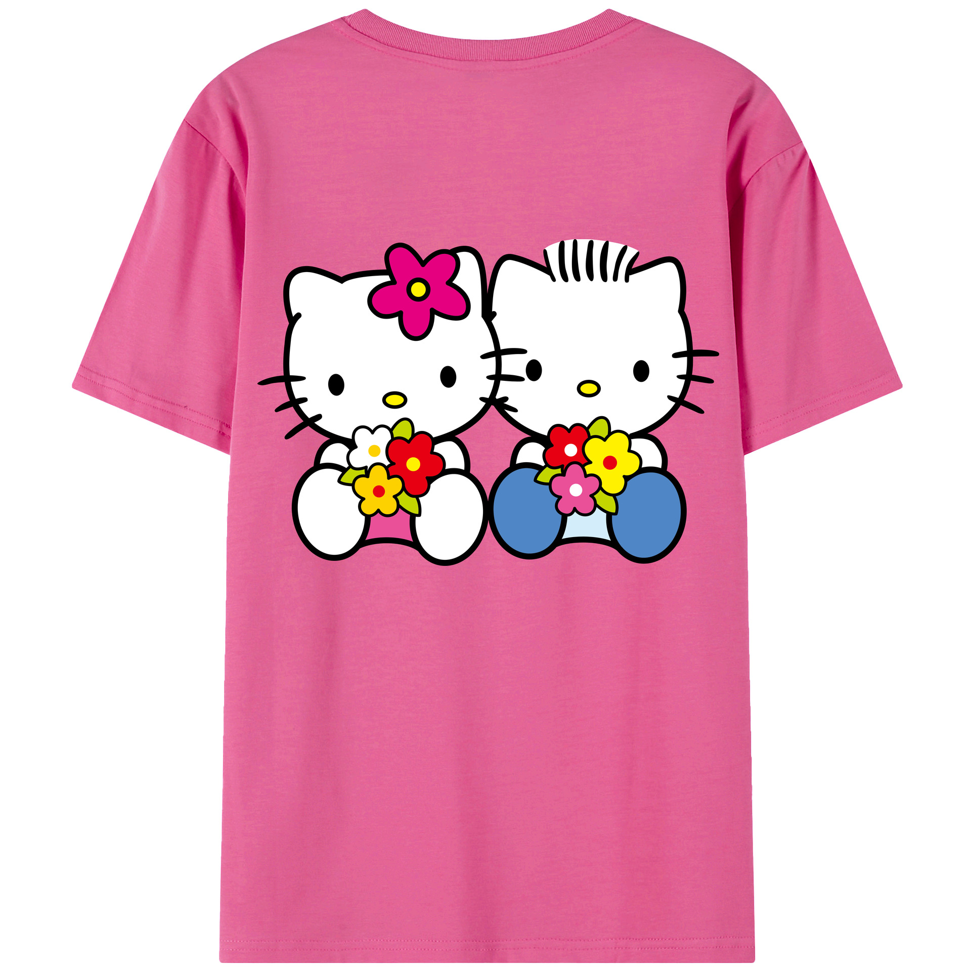 （画像用） Hello Kitty ハローキティ レディース半袖Tシャツ(バックプリント)