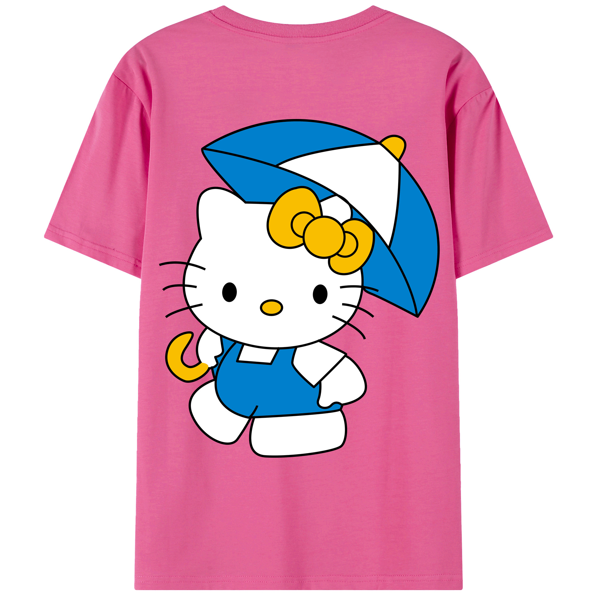 （画像用） Hello Kitty ハローキティ レディース半袖Tシャツ(バックプリント)