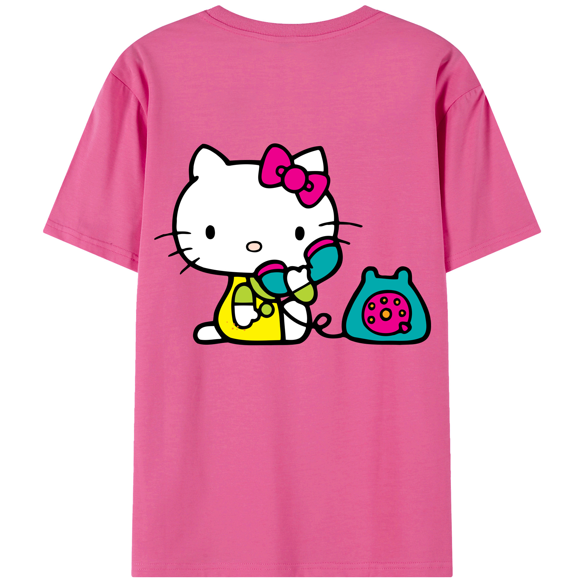 （画像用） Hello Kitty ハローキティ レディース半袖Tシャツ(バックプリント)