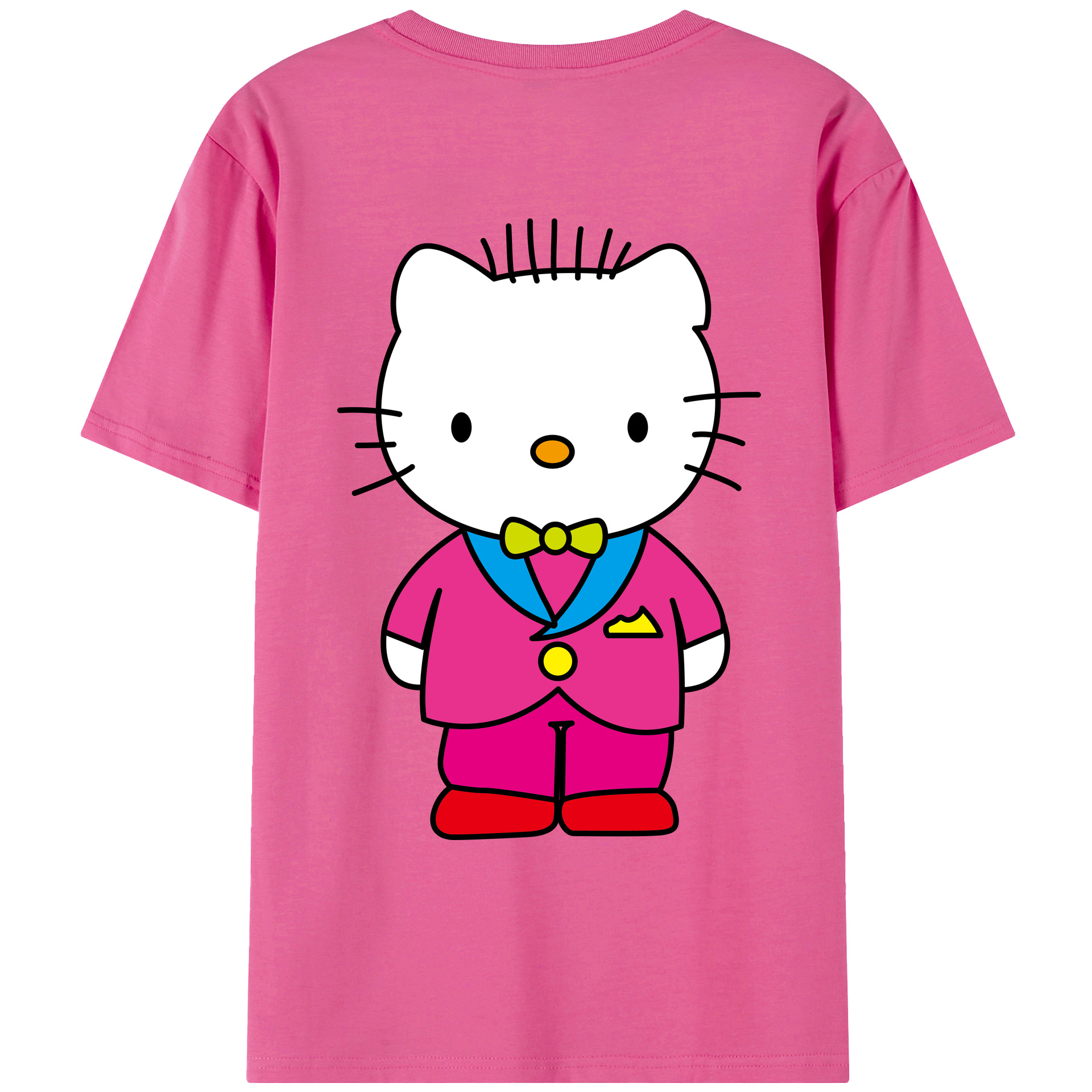 （画像用） Hello Kitty ハローキティ レディース半袖Tシャツ(バックプリント)