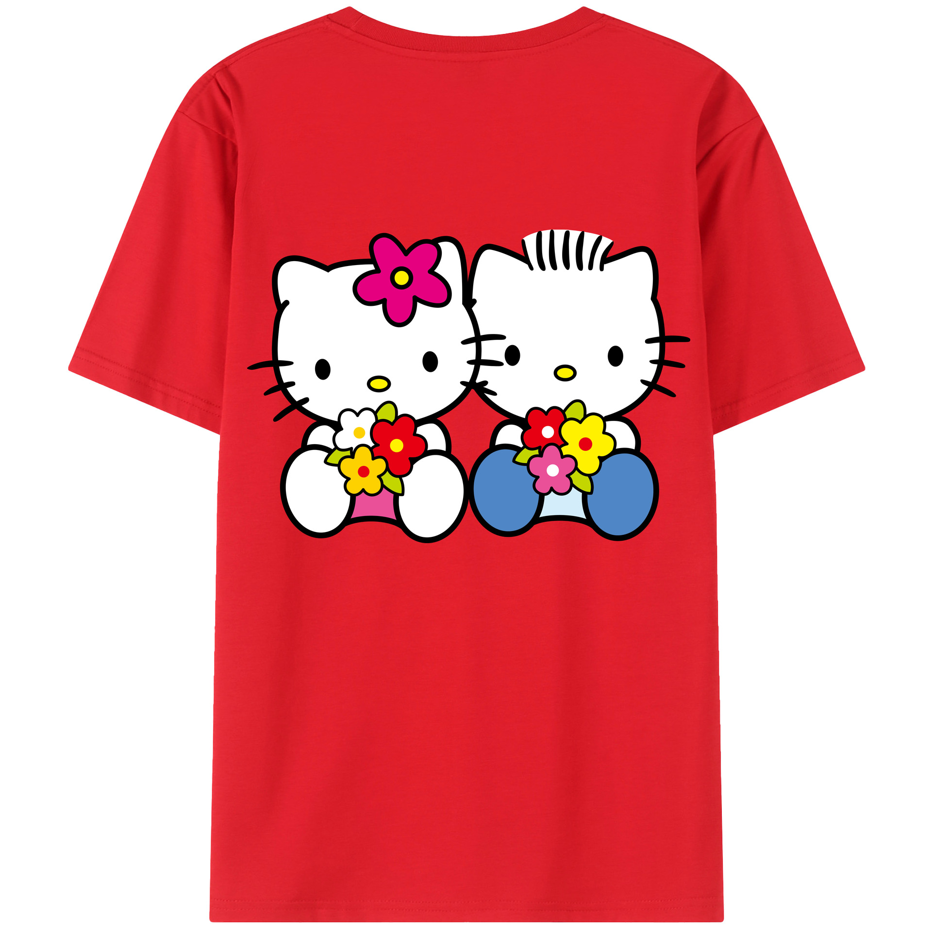 （画像用） Hello Kitty ハローキティ レディース半袖Tシャツ(バックプリント)