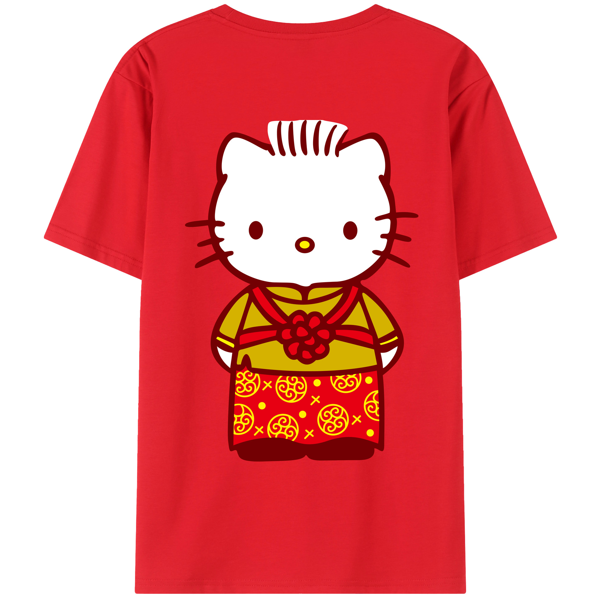 （画像用） Hello Kitty ハローキティ レディース半袖Tシャツ(バックプリント)