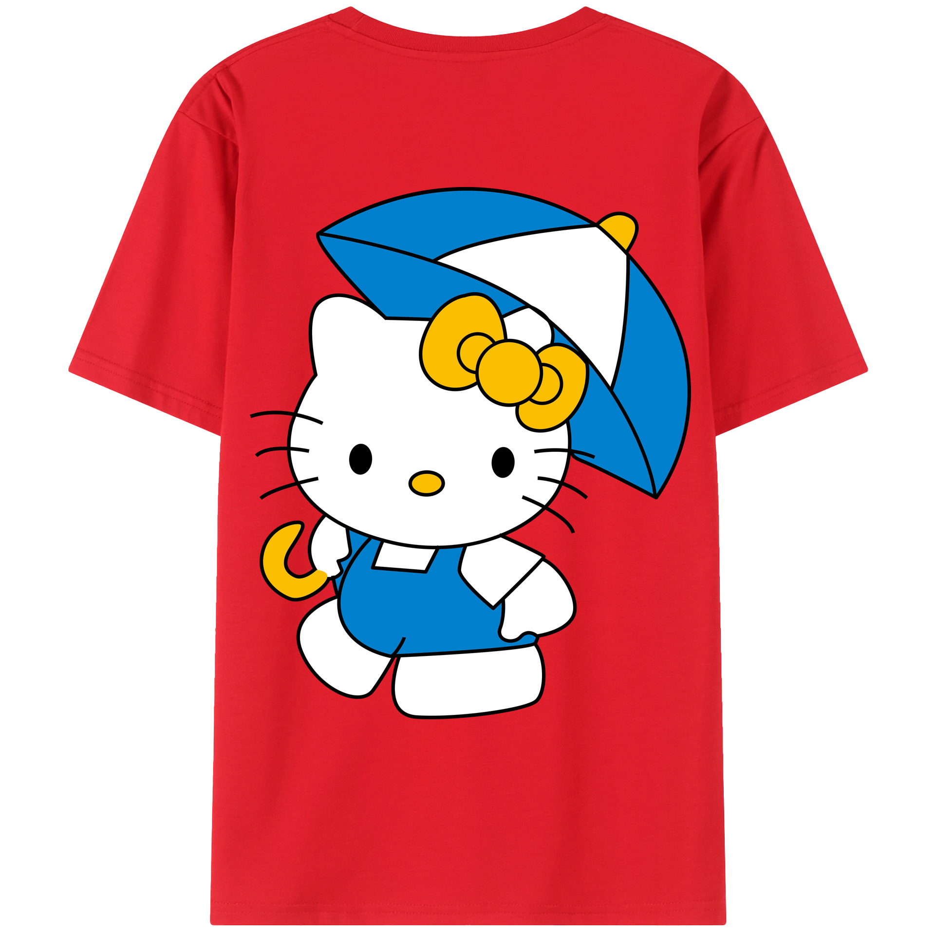 （画像用） Hello Kitty ハローキティ レディース半袖Tシャツ(バックプリント)