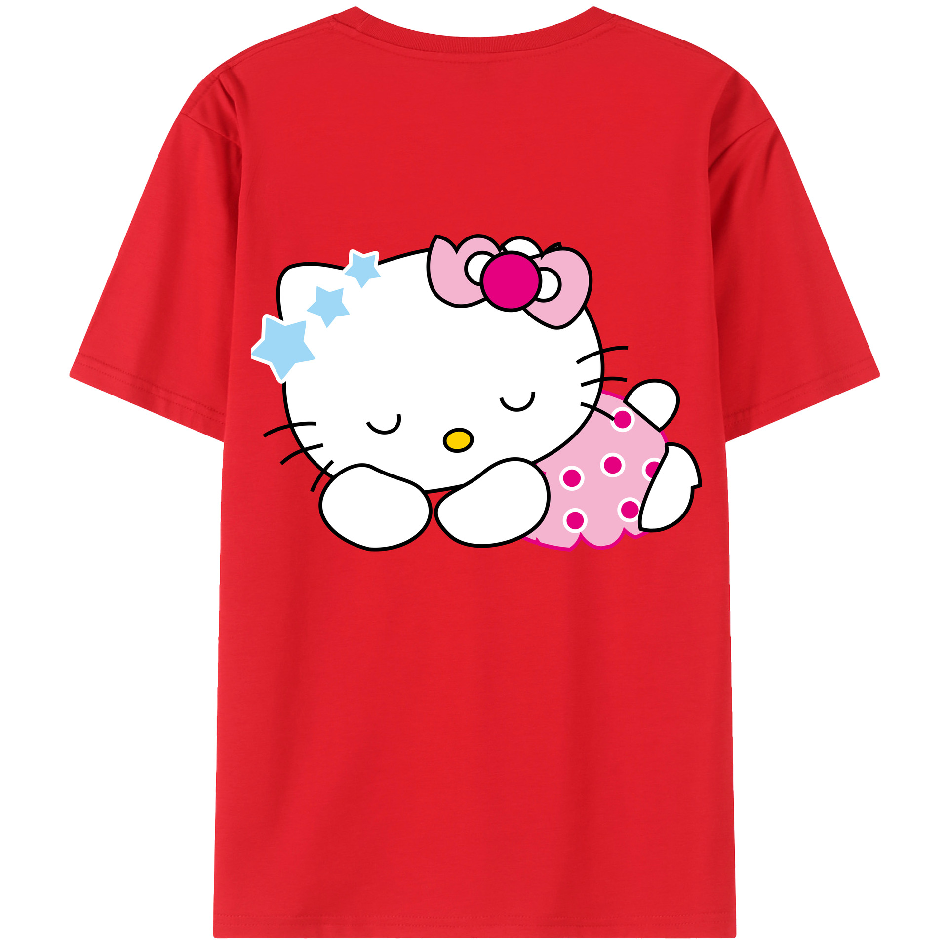 （画像用） Hello Kitty ハローキティ レディース半袖Tシャツ(バックプリント)