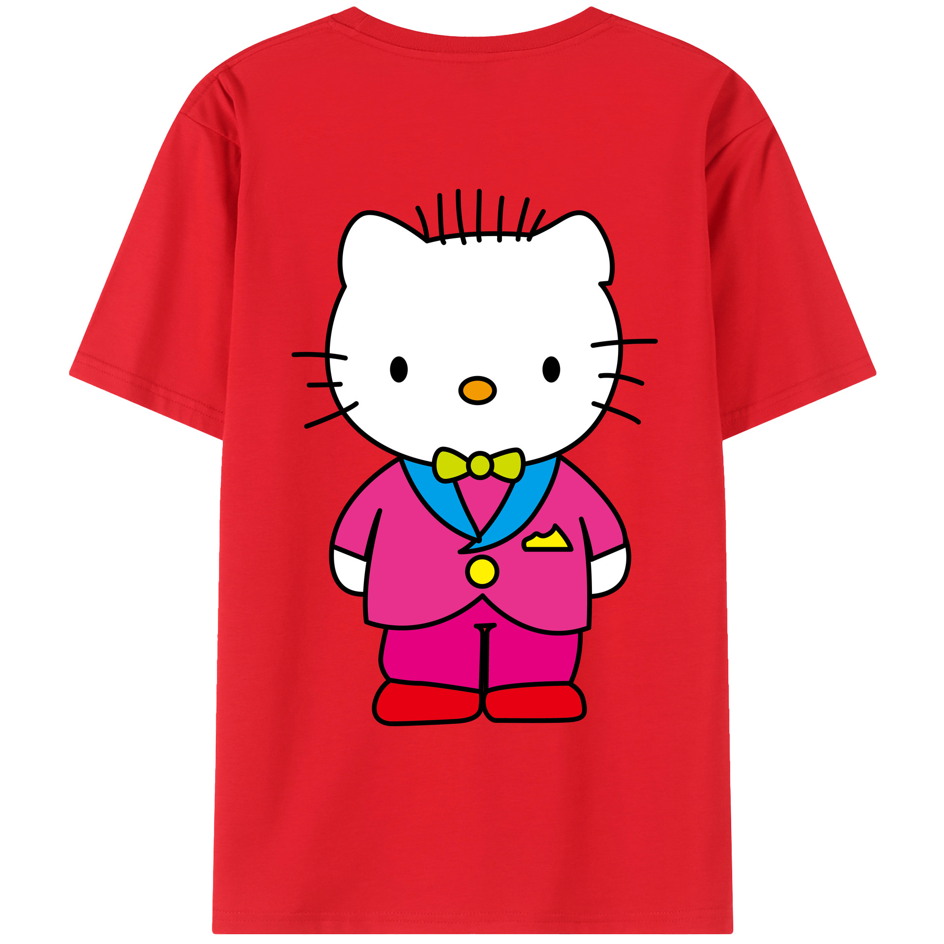 （画像用） Hello Kitty ハローキティ レディース半袖Tシャツ(バックプリント)