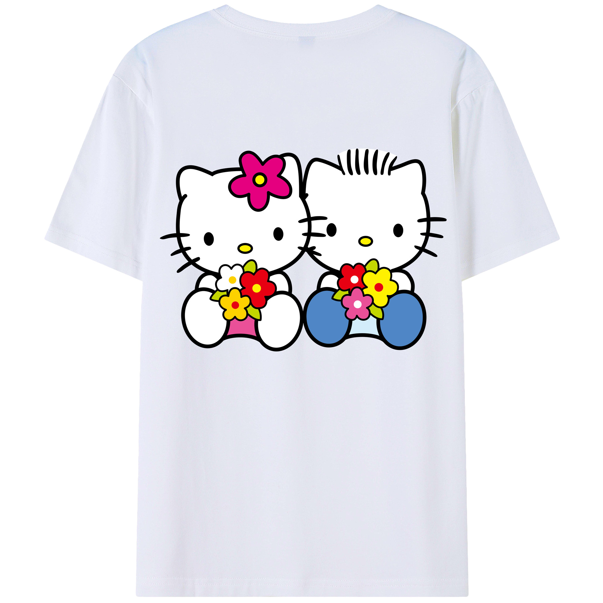 （画像用） Hello Kitty ハローキティ レディース半袖Tシャツ(バックプリント)