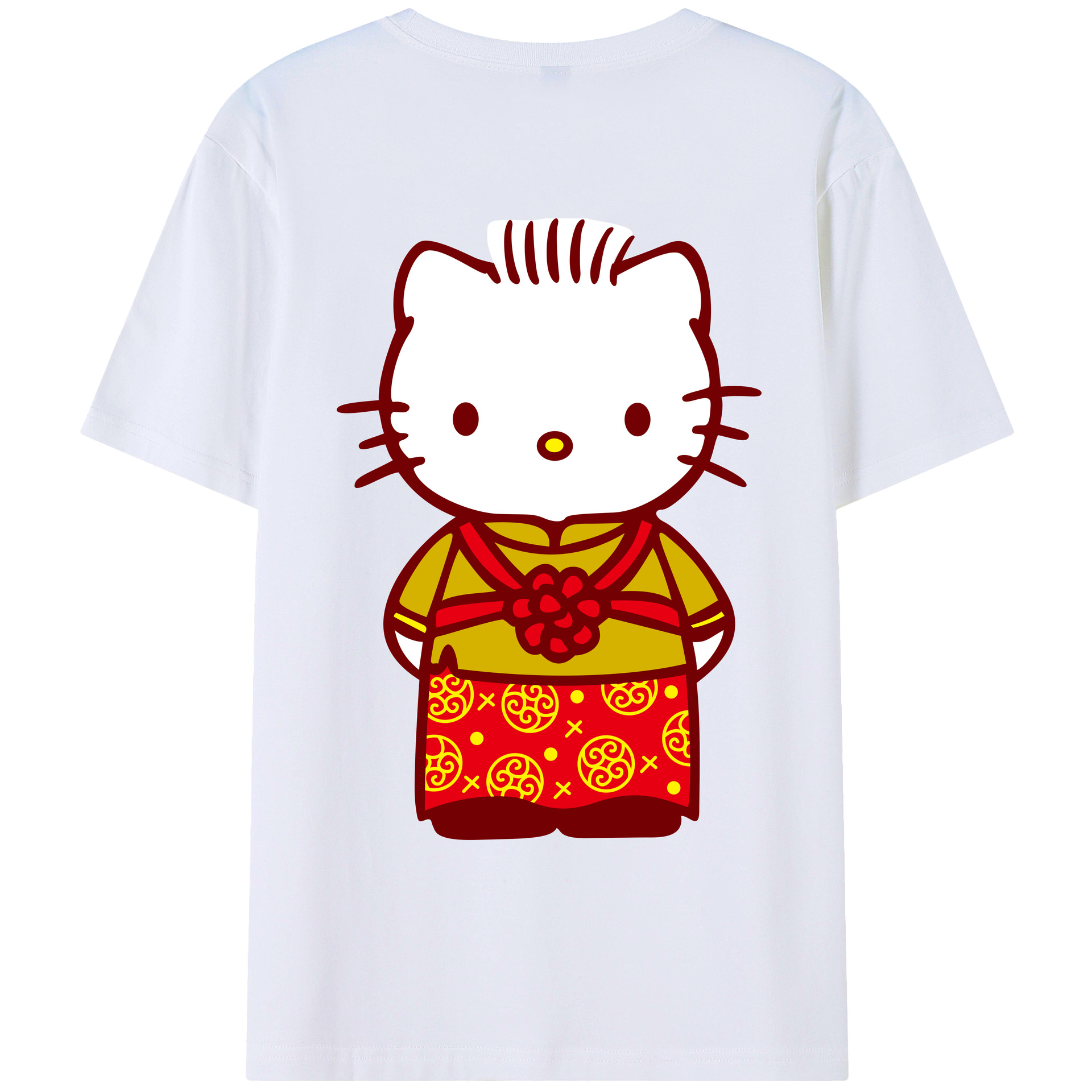 （画像用） Hello Kitty ハローキティ レディース半袖Tシャツ(バックプリント)