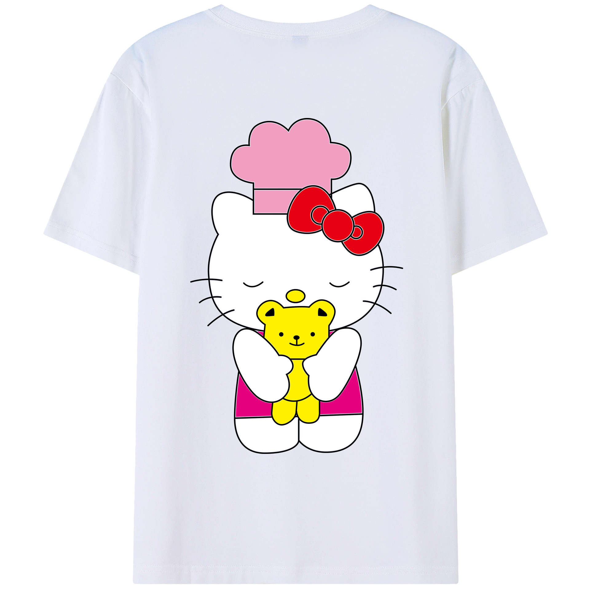 （画像用） Hello Kitty ハローキティ レディース半袖Tシャツ(バックプリント)