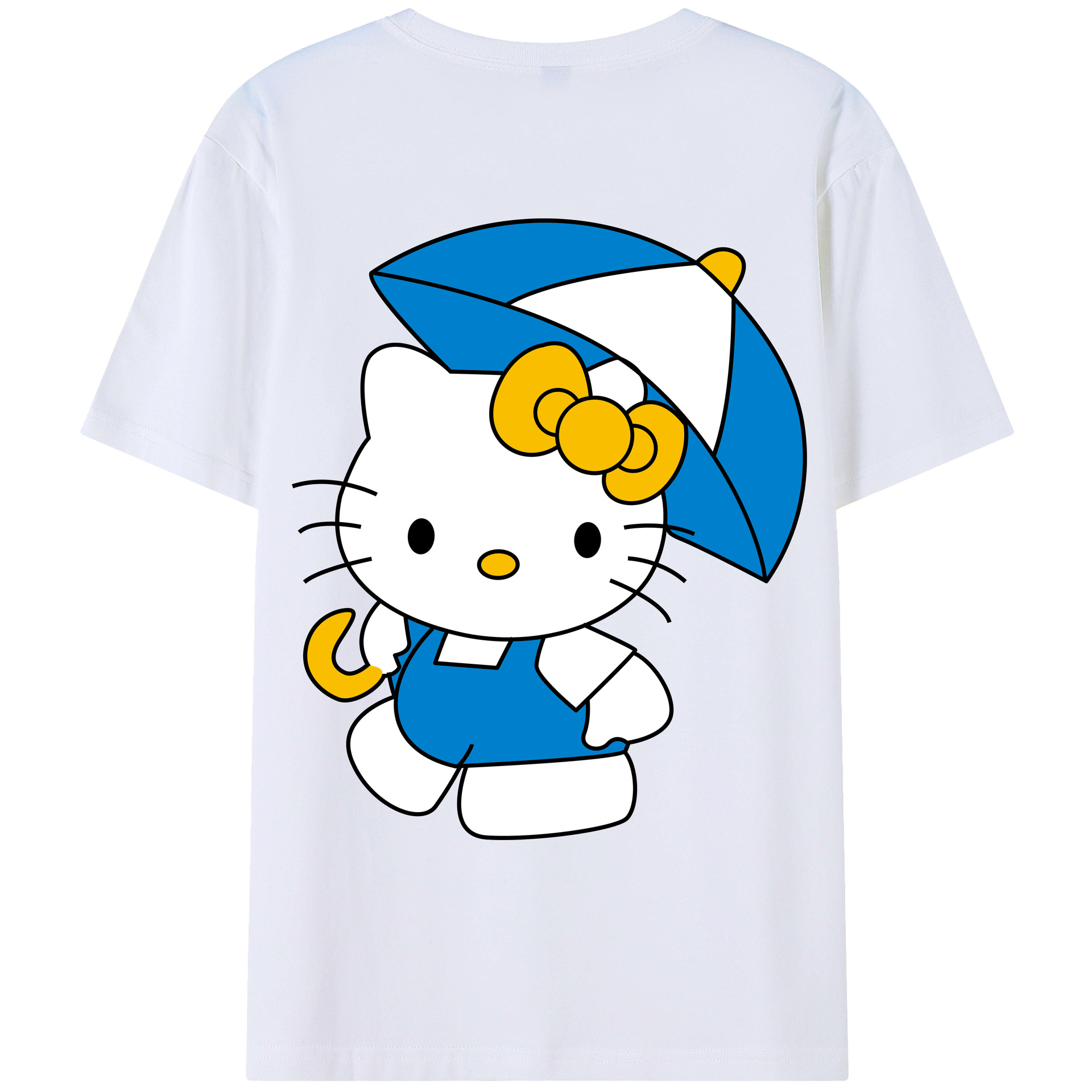 （画像用） Hello Kitty ハローキティ レディース半袖Tシャツ(バックプリント)