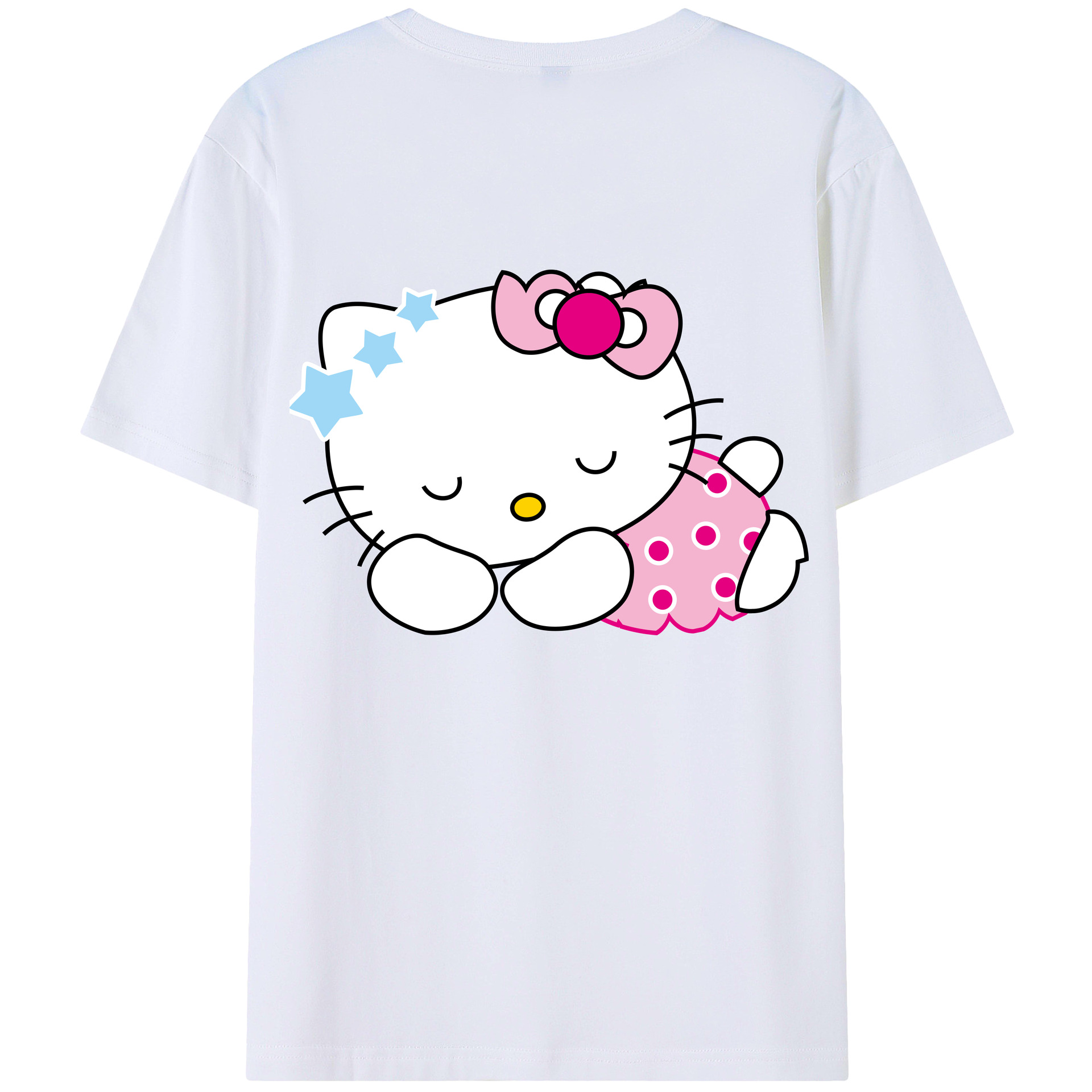 （画像用） Hello Kitty ハローキティ レディース半袖Tシャツ(バックプリント)