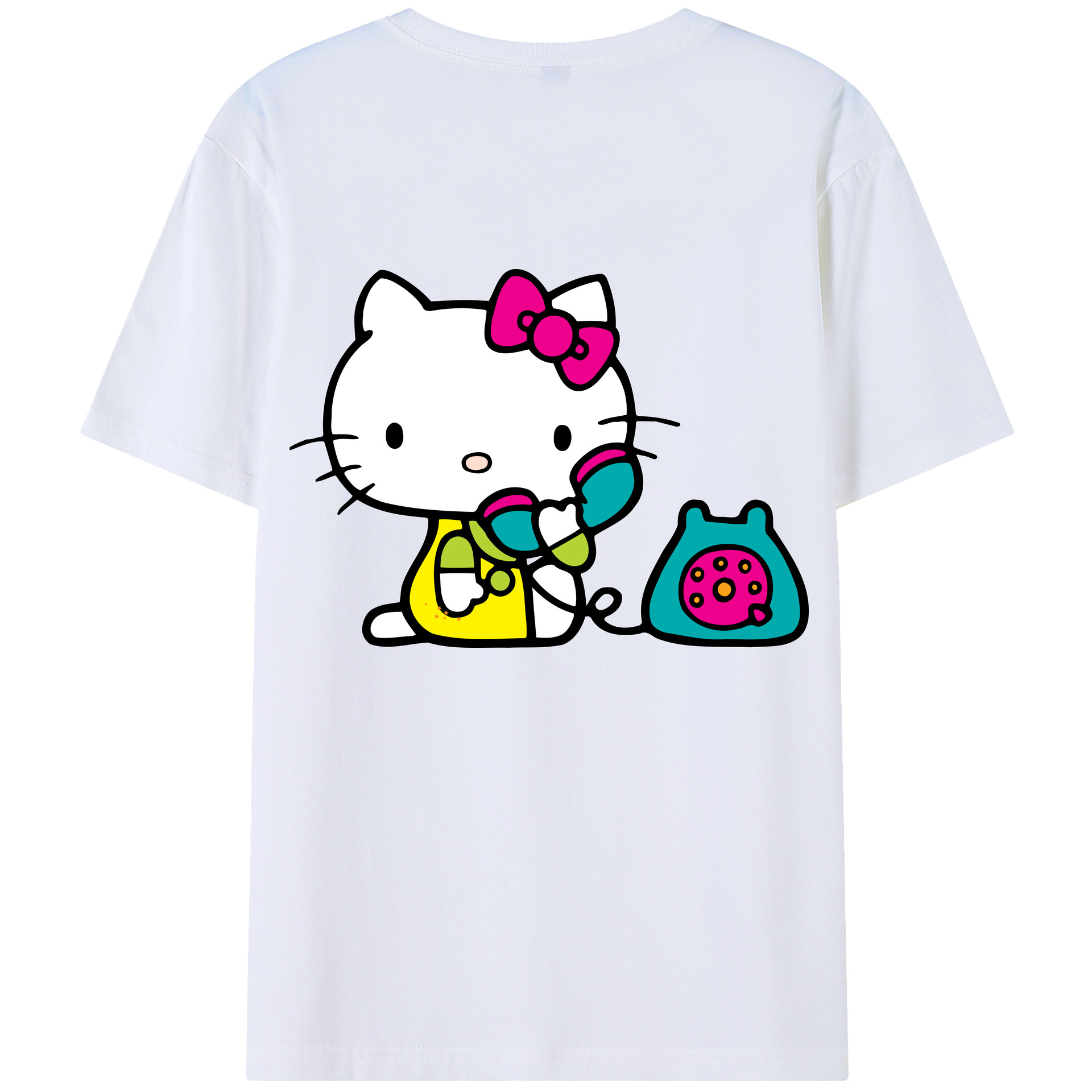 （画像用） Hello Kitty ハローキティ レディース半袖Tシャツ(バックプリント)