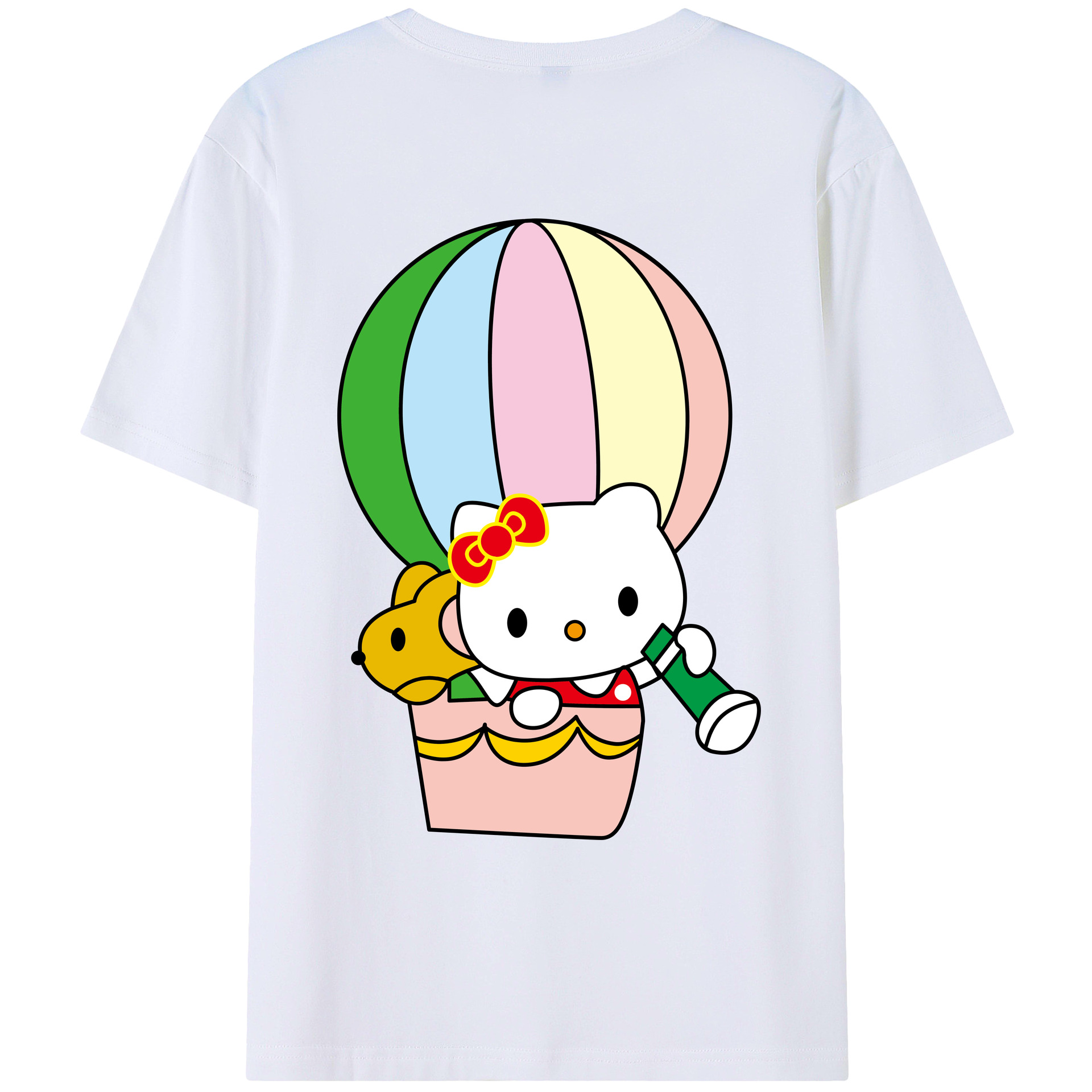 （画像用） Hello Kitty ハローキティ レディース半袖Tシャツ(バックプリント)