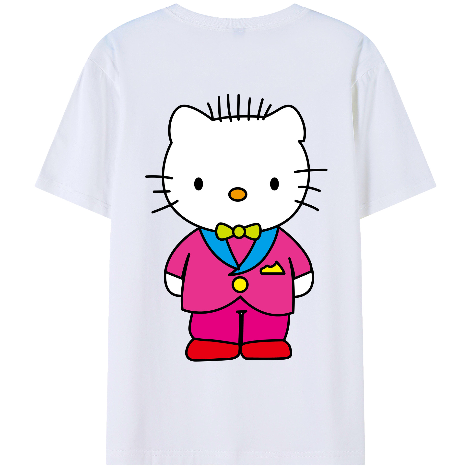 （画像用） Hello Kitty ハローキティ レディース半袖Tシャツ(バックプリント)