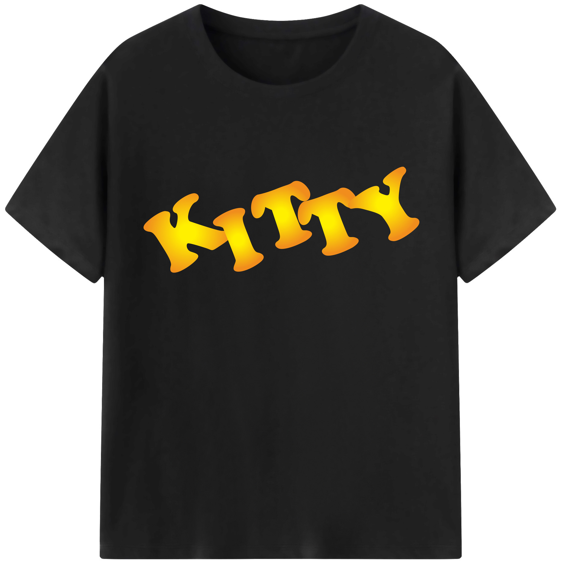 （画像用） Hello Kitty ハローキティ レディースカジュアルプリントTシャツ（綿100％）