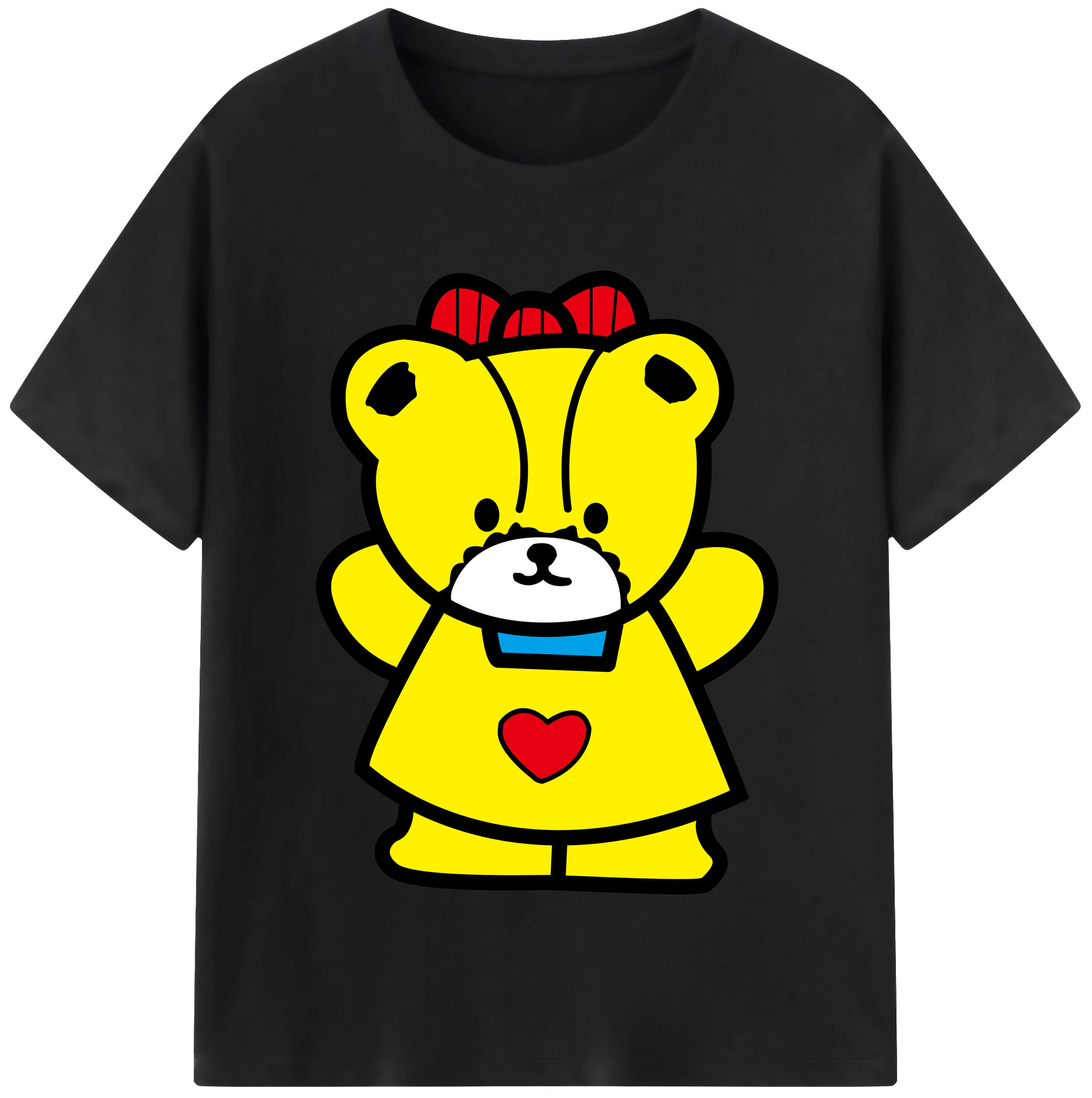 （画像用） Hello Kitty ハローキティ レディースカジュアルプリントTシャツ（綿100％）