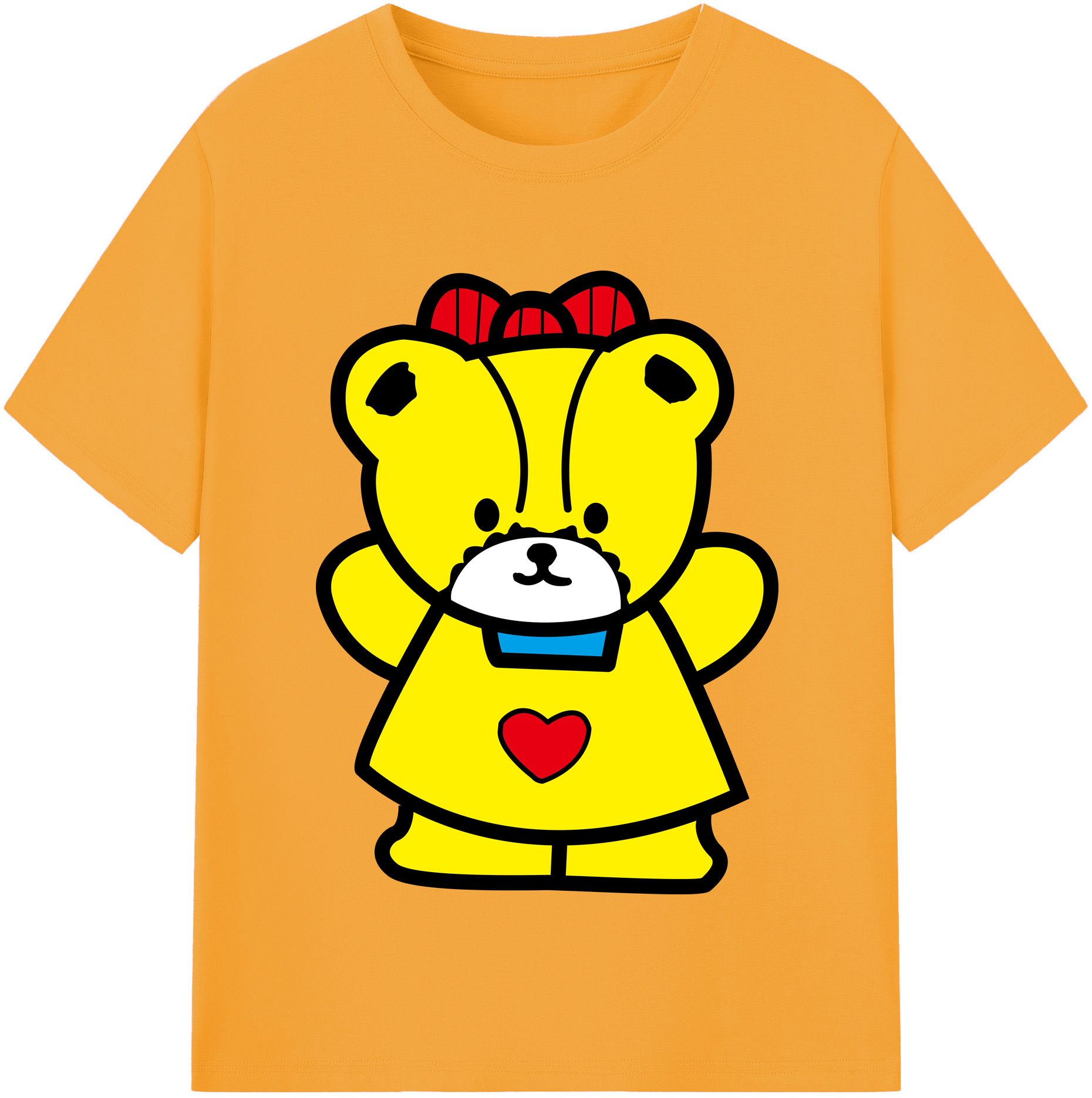 （画像用） Hello Kitty ハローキティ レディースカジュアルプリントTシャツ（綿100％）