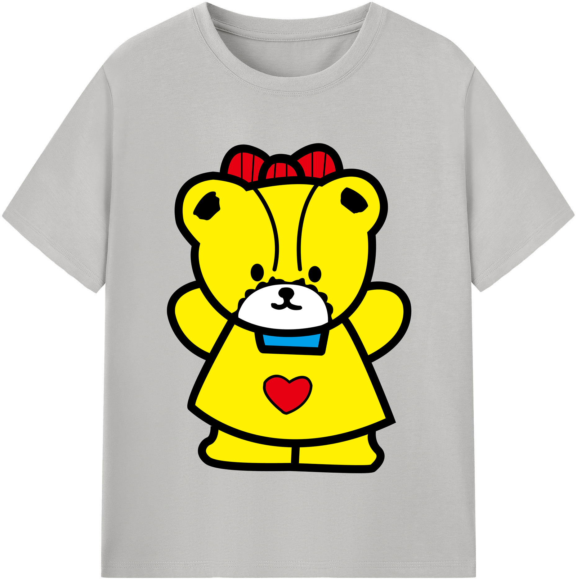 （画像用） Hello Kitty ハローキティ レディースカジュアルプリントTシャツ（綿100％）