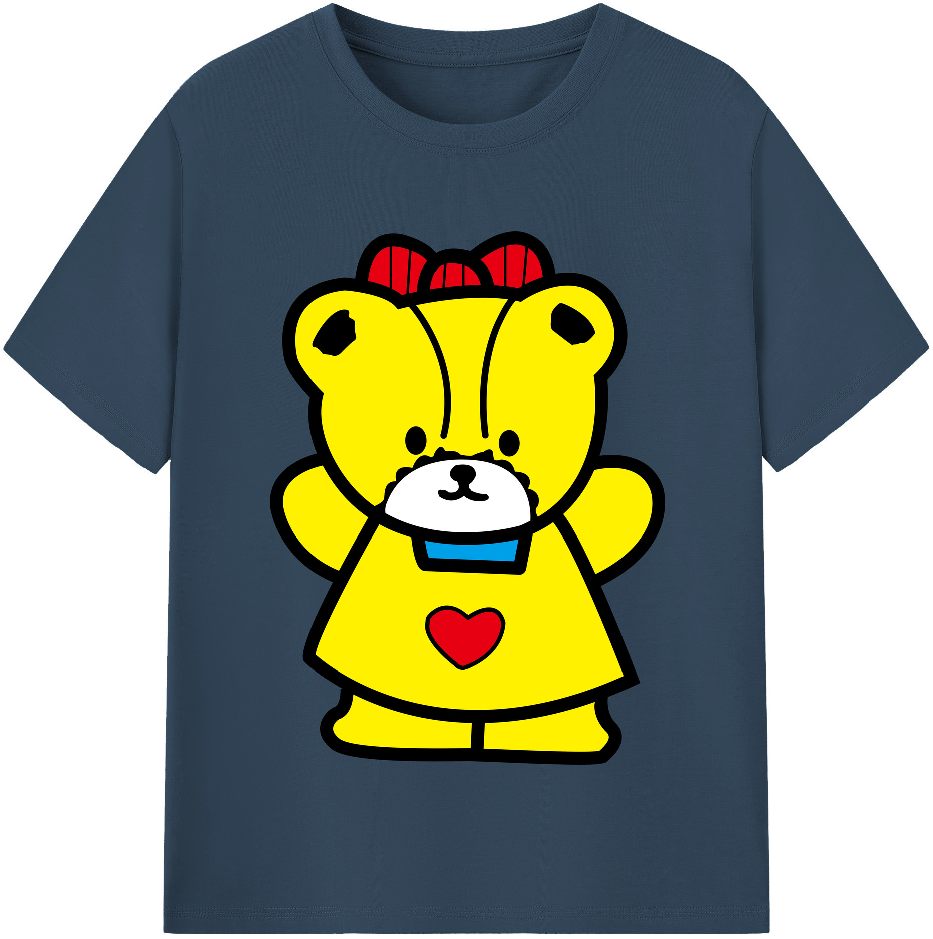 （画像用） Hello Kitty ハローキティ レディースカジュアルプリントTシャツ（綿100％）