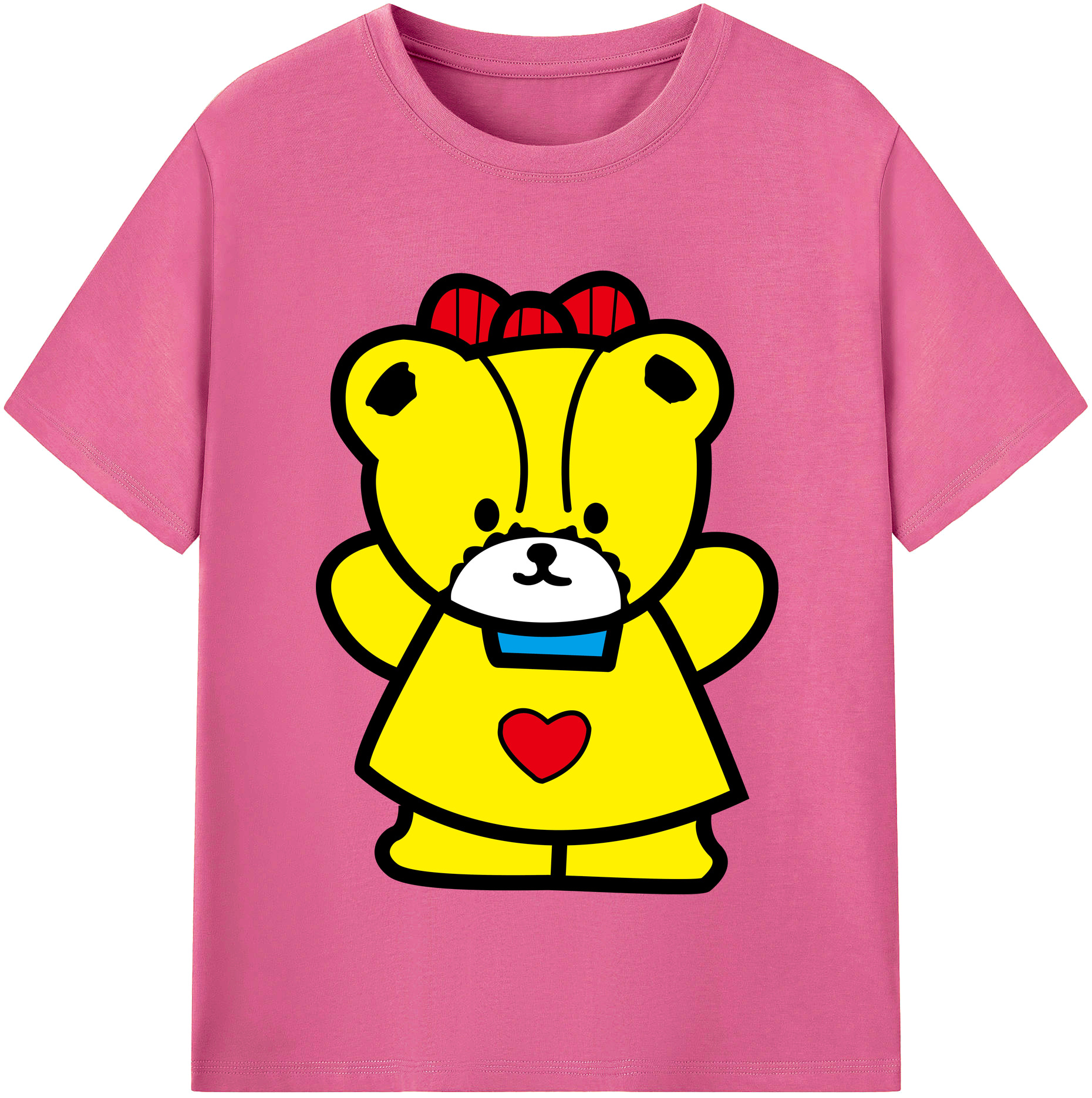 （画像用） Hello Kitty ハローキティ レディースカジュアルプリントTシャツ（綿100％）