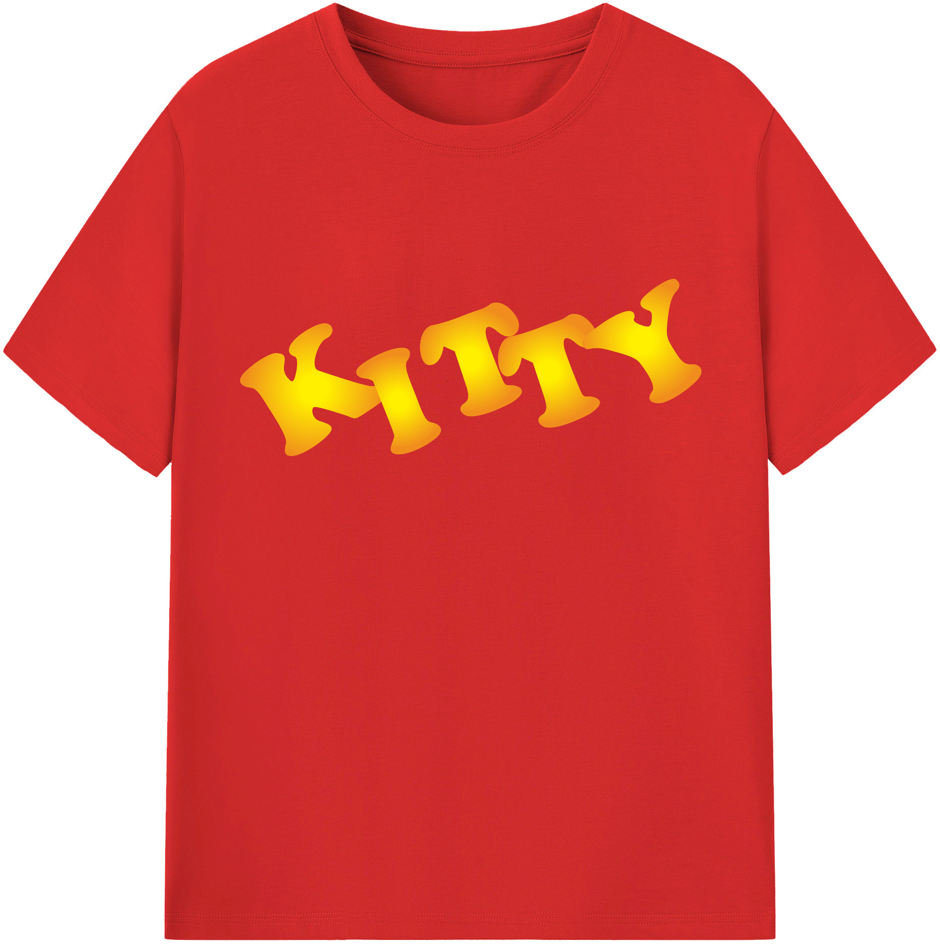 （画像用） Hello Kitty ハローキティ レディースカジュアルプリントTシャツ（綿100％）