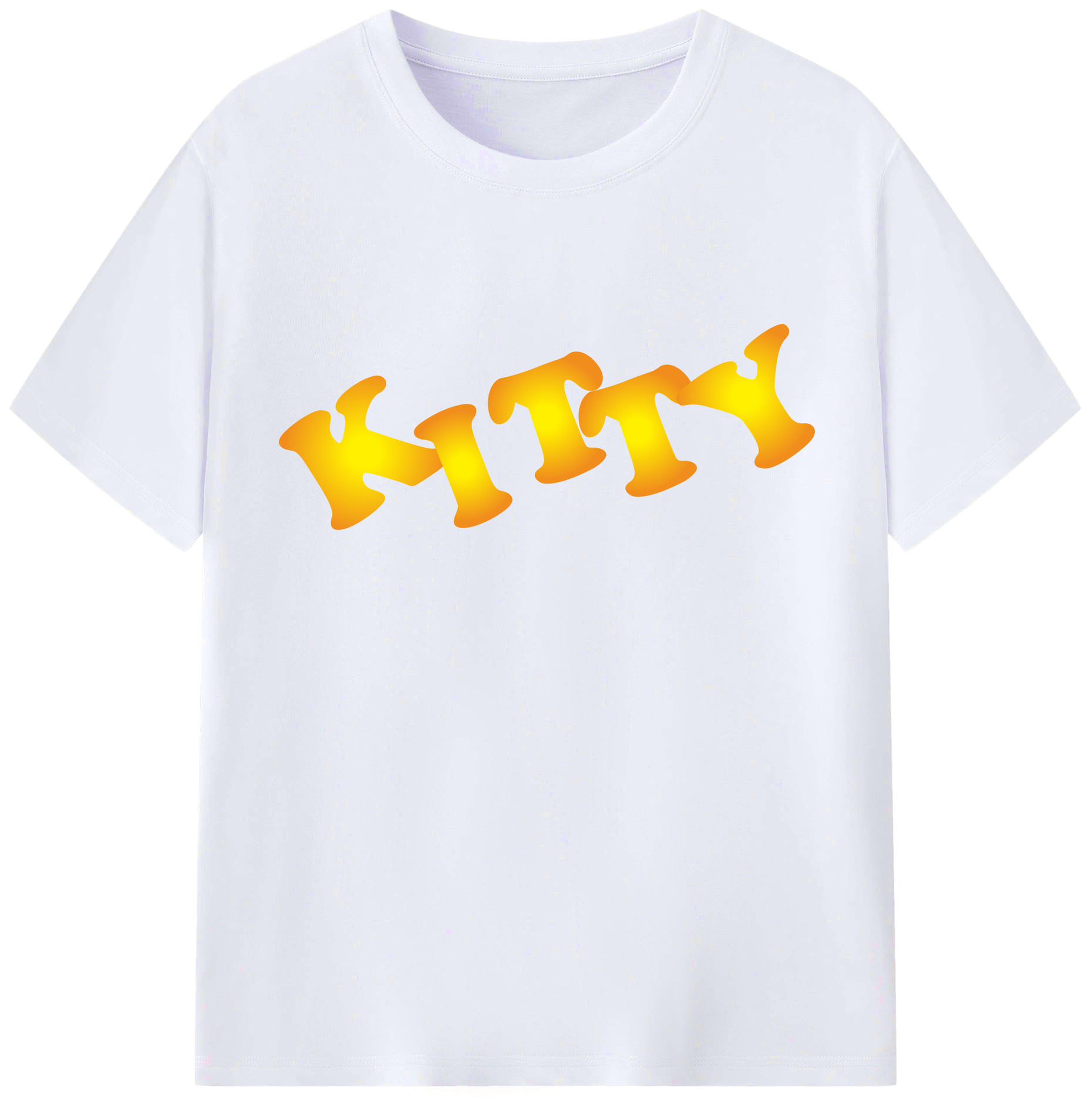 （画像用） Hello Kitty ハローキティ レディースカジュアルプリントTシャツ（綿100％）