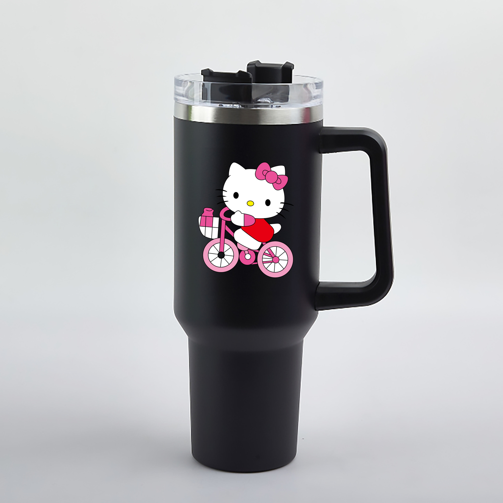 （画像用） Hello Kitty ハローキティ 1200mL車用タンブラー（カラープリント）