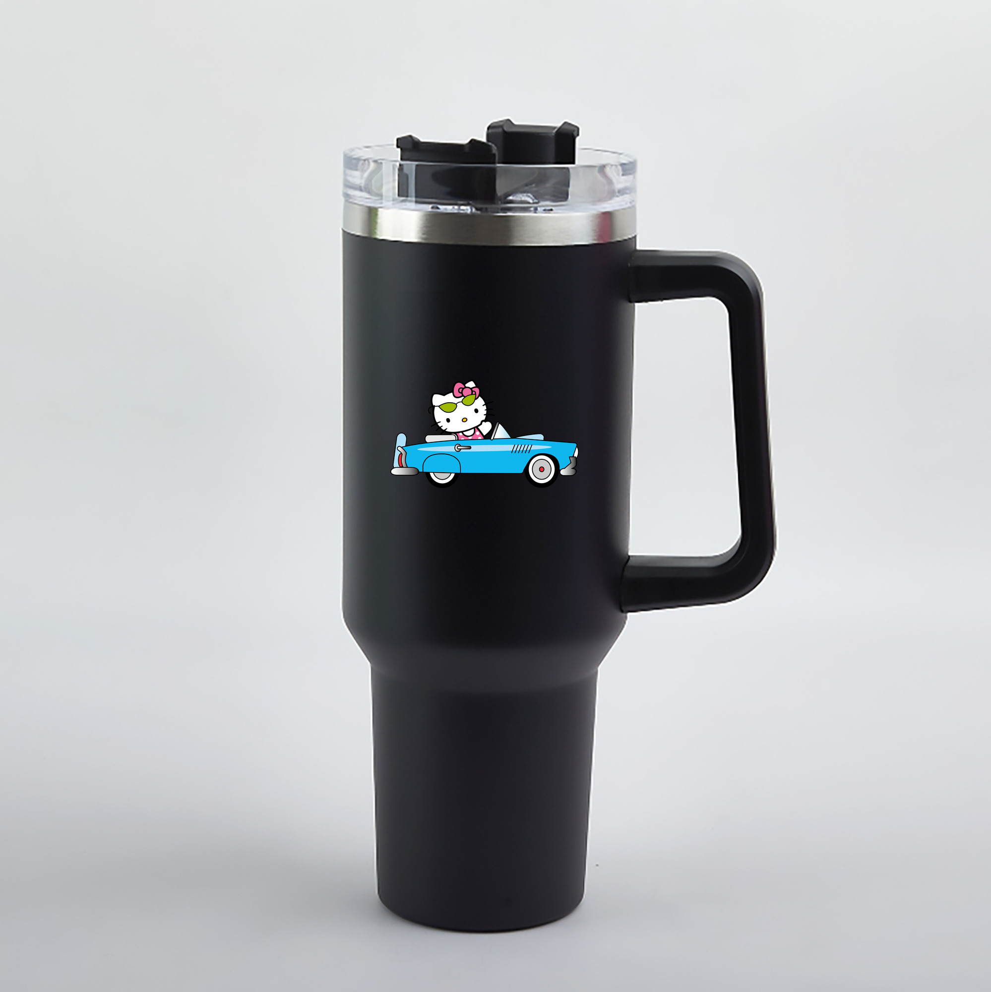 （画像用） Hello Kitty ハローキティ 1200mL車用タンブラー（カラープリント）