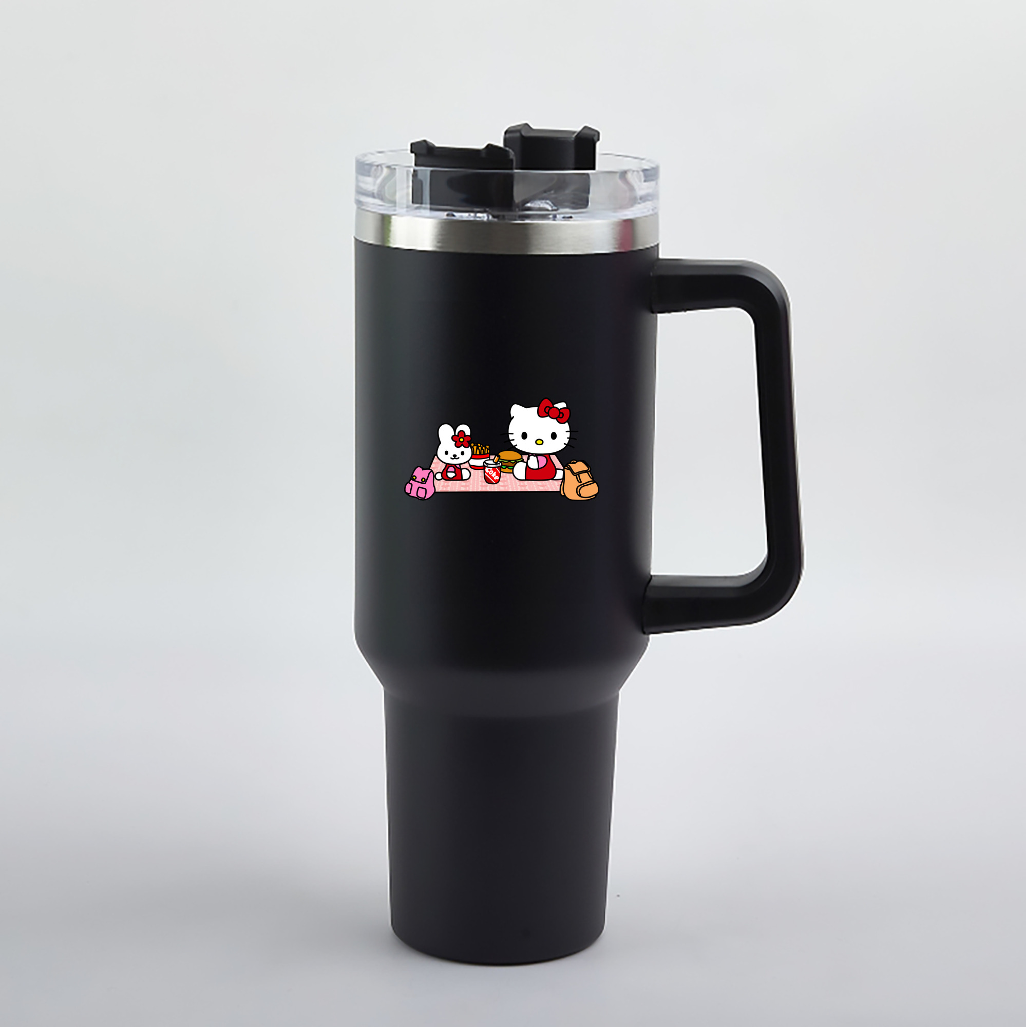 （画像用） Hello Kitty ハローキティ 1200mL車用タンブラー（カラープリント）