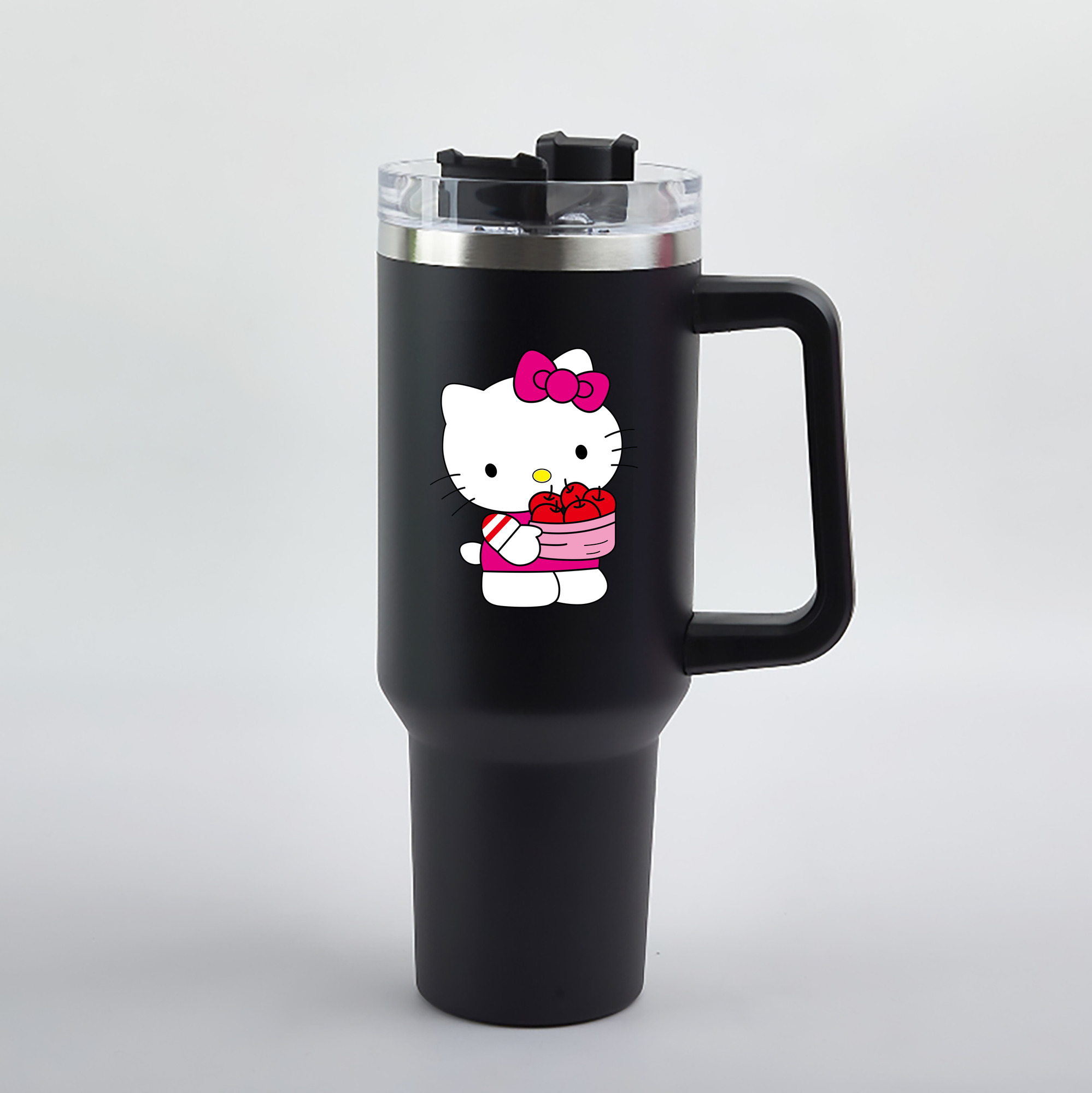 （画像用） Hello Kitty ハローキティ 1200mL車用タンブラー（カラープリント）