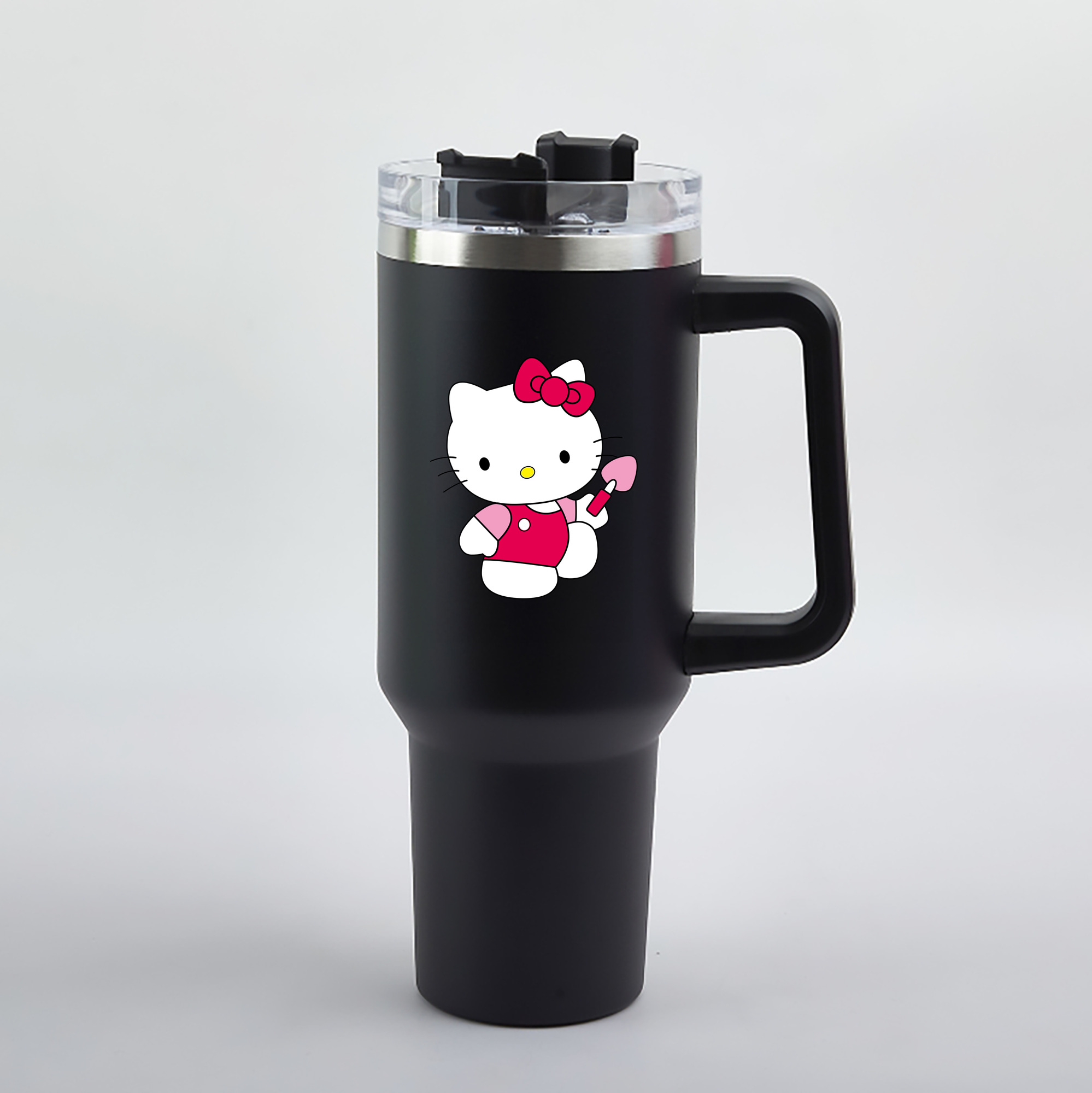 （画像用） Hello Kitty ハローキティ 1200mL車用タンブラー（カラープリント）
