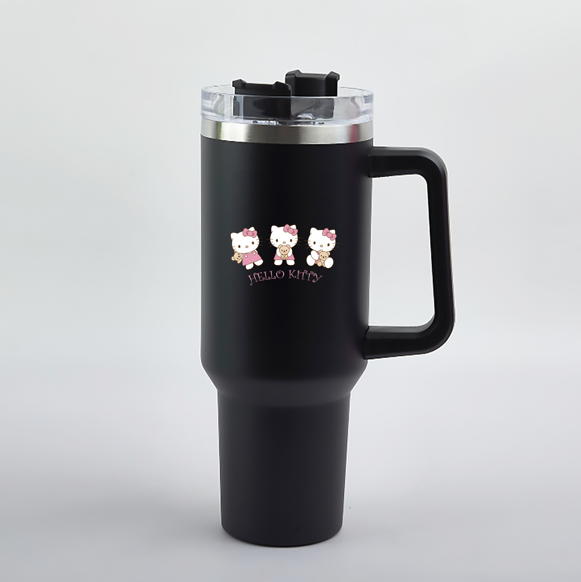 （画像用） Hello Kitty ハローキティ 1200mL車用タンブラー（カラープリント）
