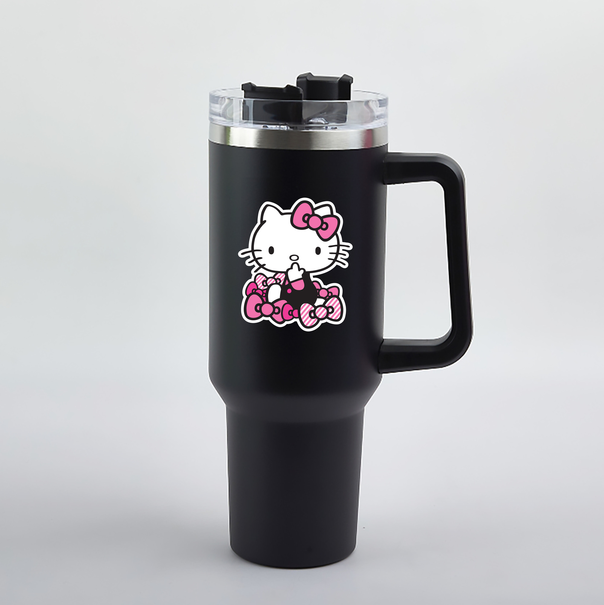 （画像用） Hello Kitty ハローキティ 1200mL車用タンブラー（カラープリント）