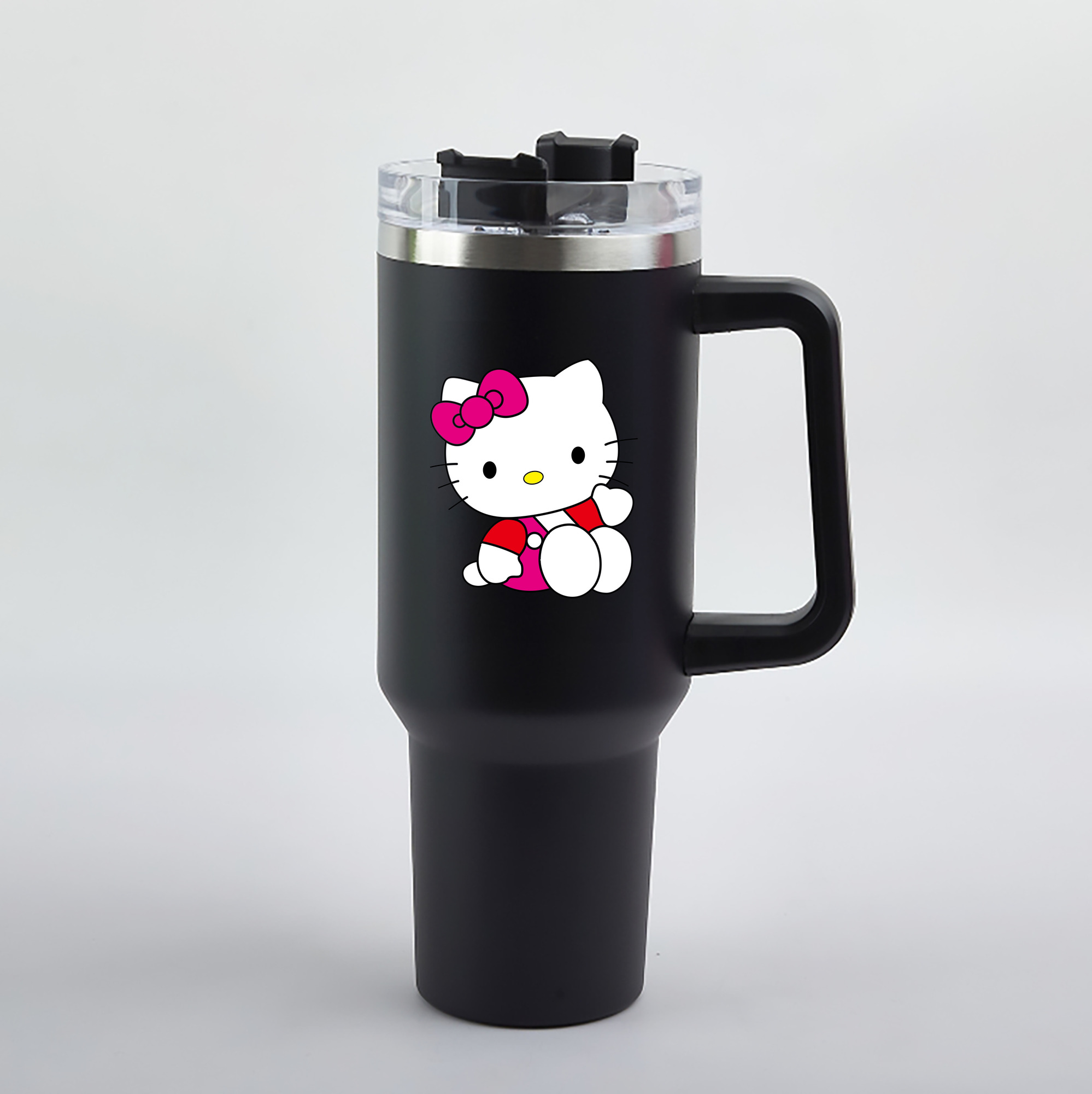 （画像用） Hello Kitty ハローキティ 1200mL車用タンブラー（カラープリント）