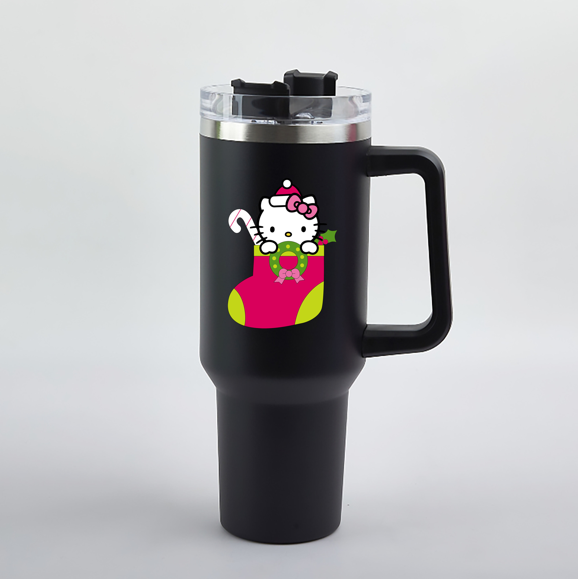 （画像用） Hello Kitty ハローキティ 1200mL車用タンブラー（カラープリント）
