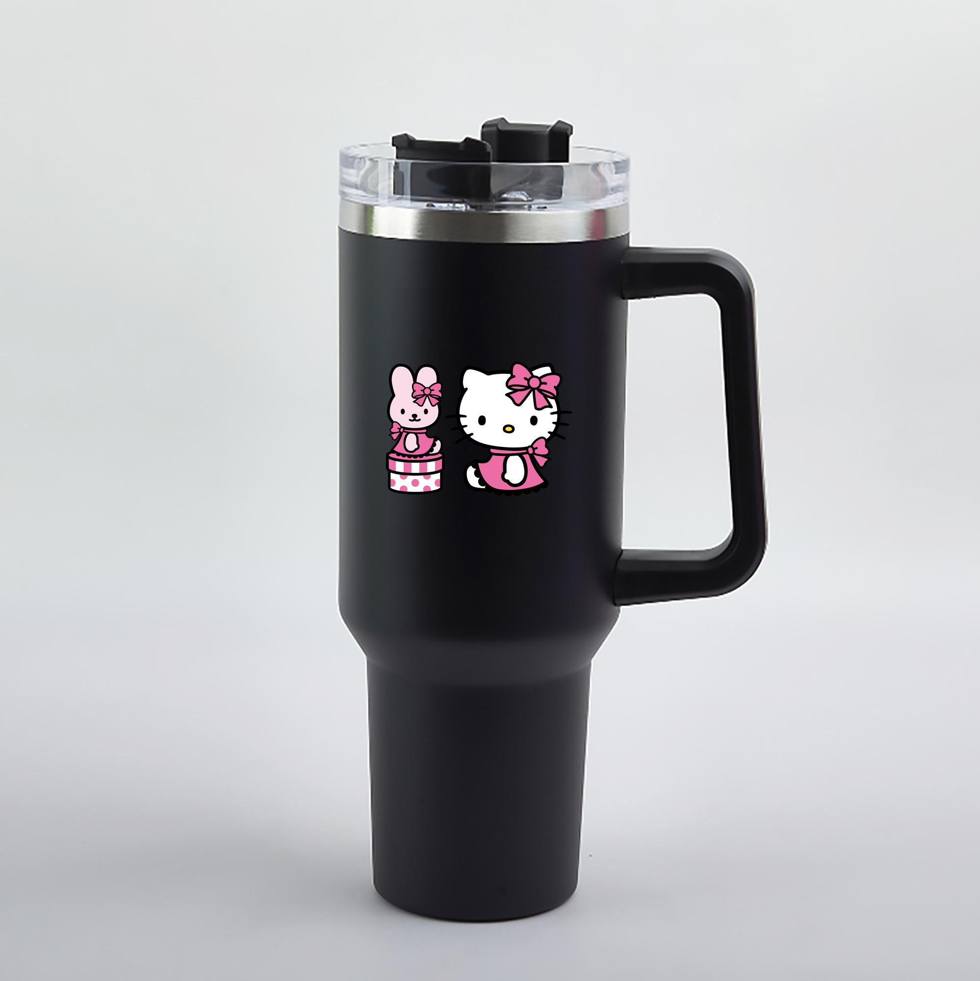 （画像用） Hello Kitty ハローキティ 1200mL車用タンブラー（カラープリント）