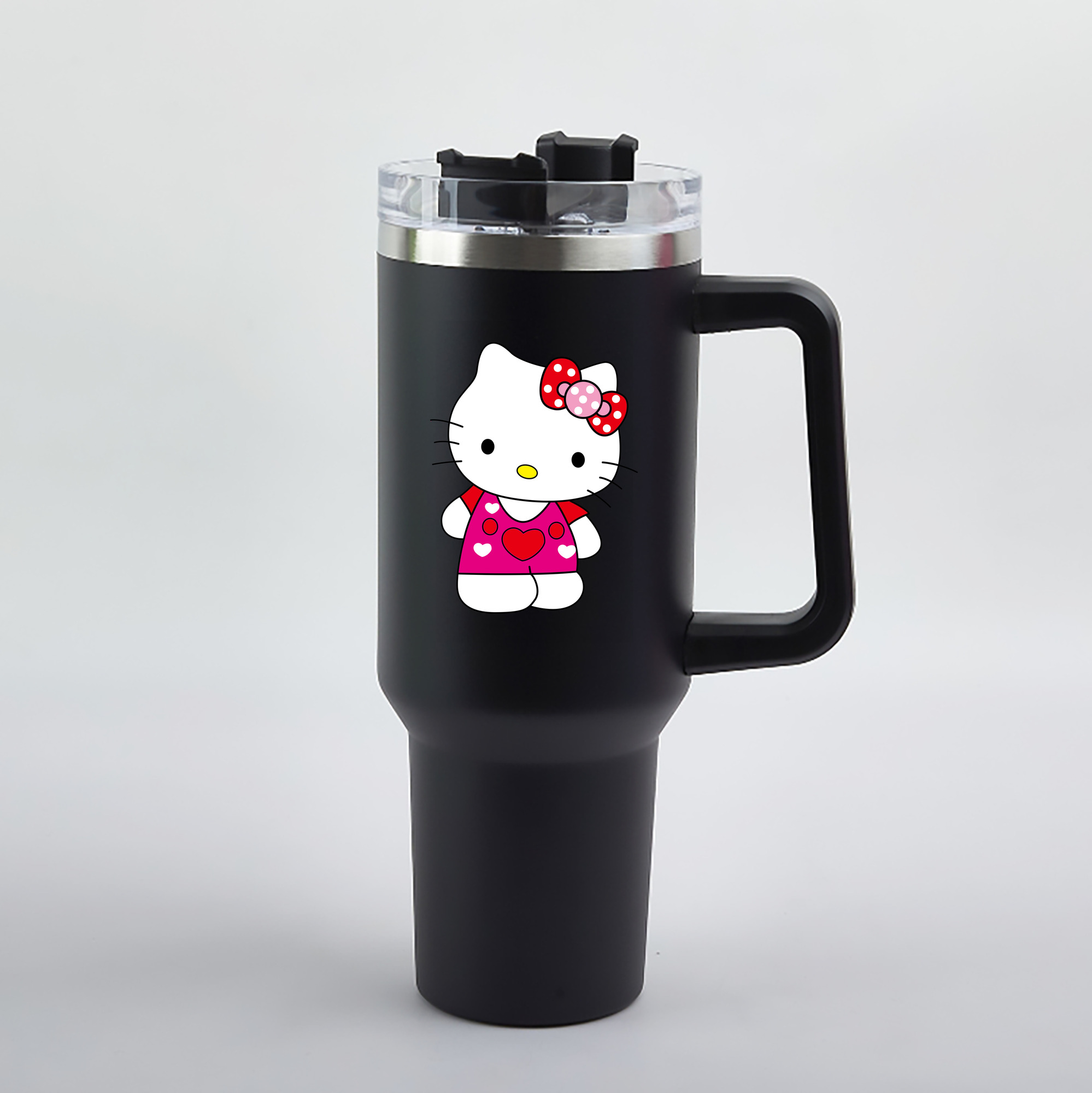 （画像用） Hello Kitty ハローキティ 1200mL車用タンブラー（カラープリント）