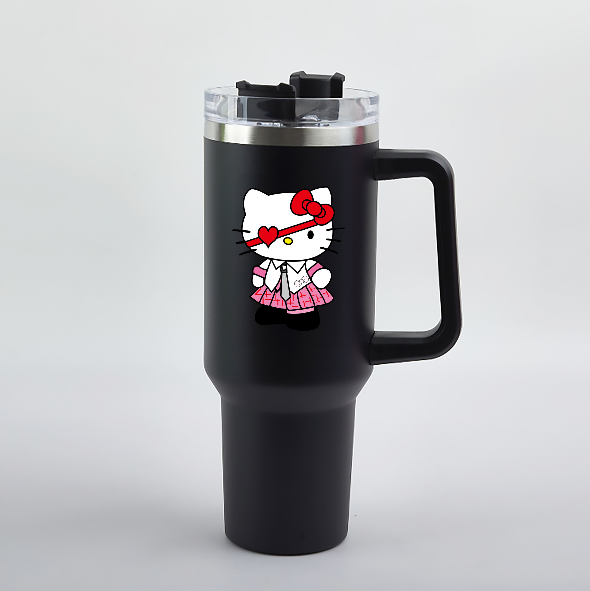 （画像用） Hello Kitty ハローキティ 1200mL車用タンブラー（カラープリント）