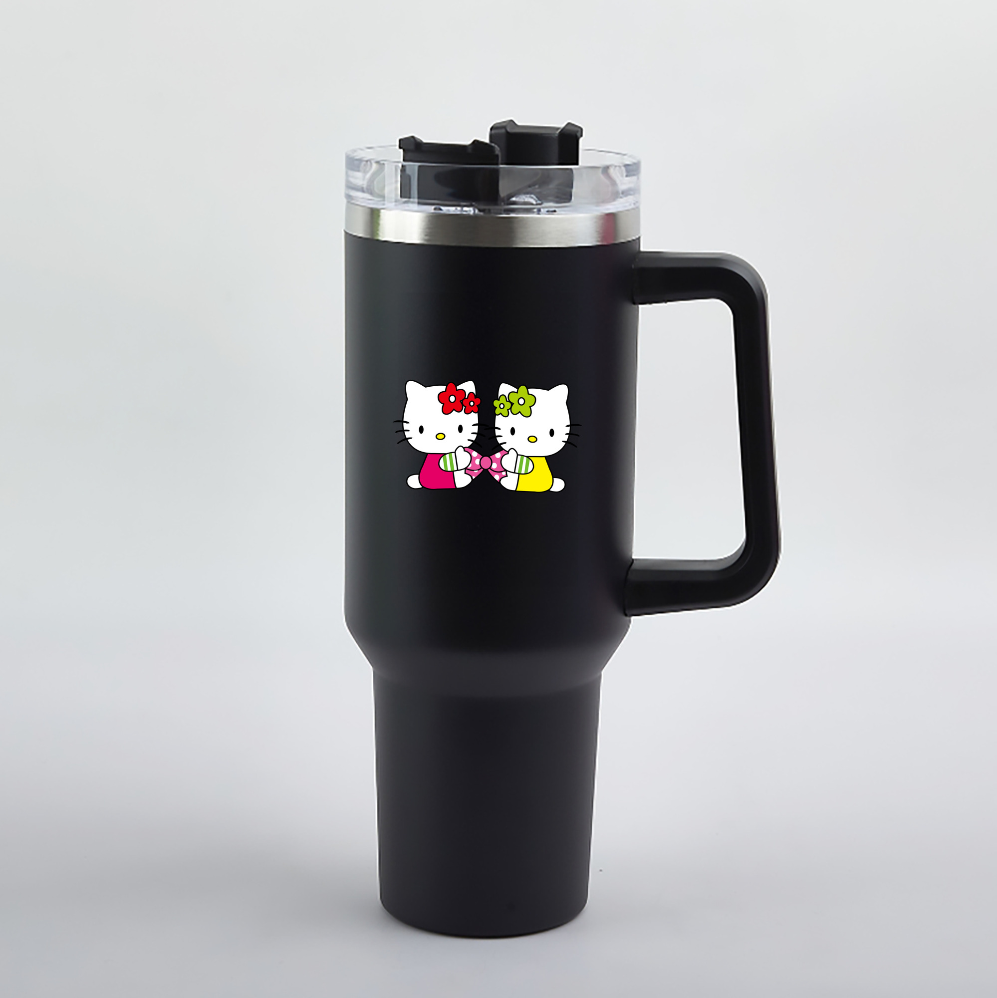 （画像用） Hello Kitty ハローキティ 1200mL車用タンブラー（カラープリント）