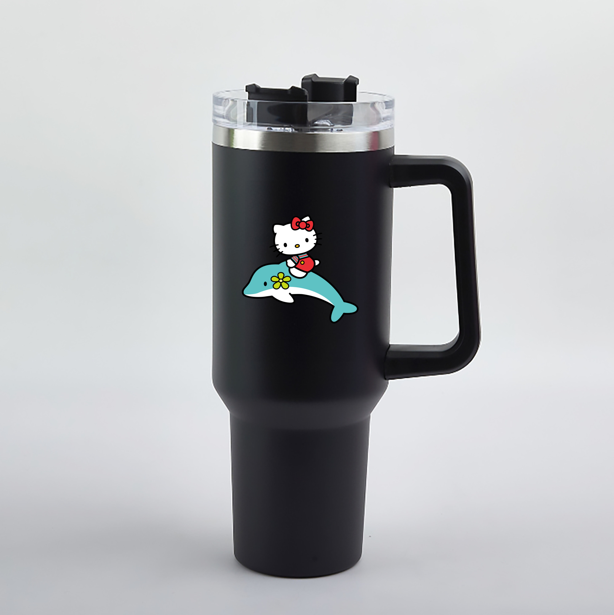 （画像用） Hello Kitty ハローキティ 1200mL車用タンブラー（カラープリント）