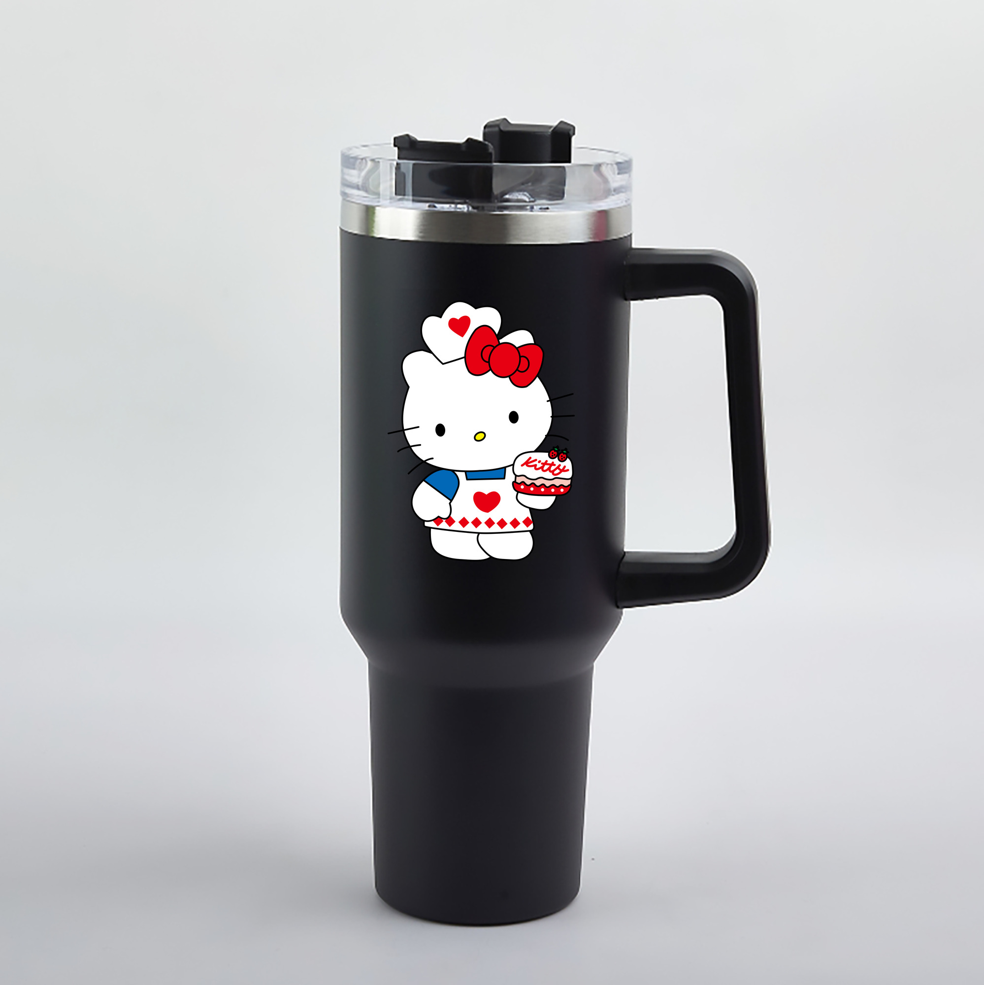 （画像用） Hello Kitty ハローキティ 1200mL車用タンブラー（カラープリント）