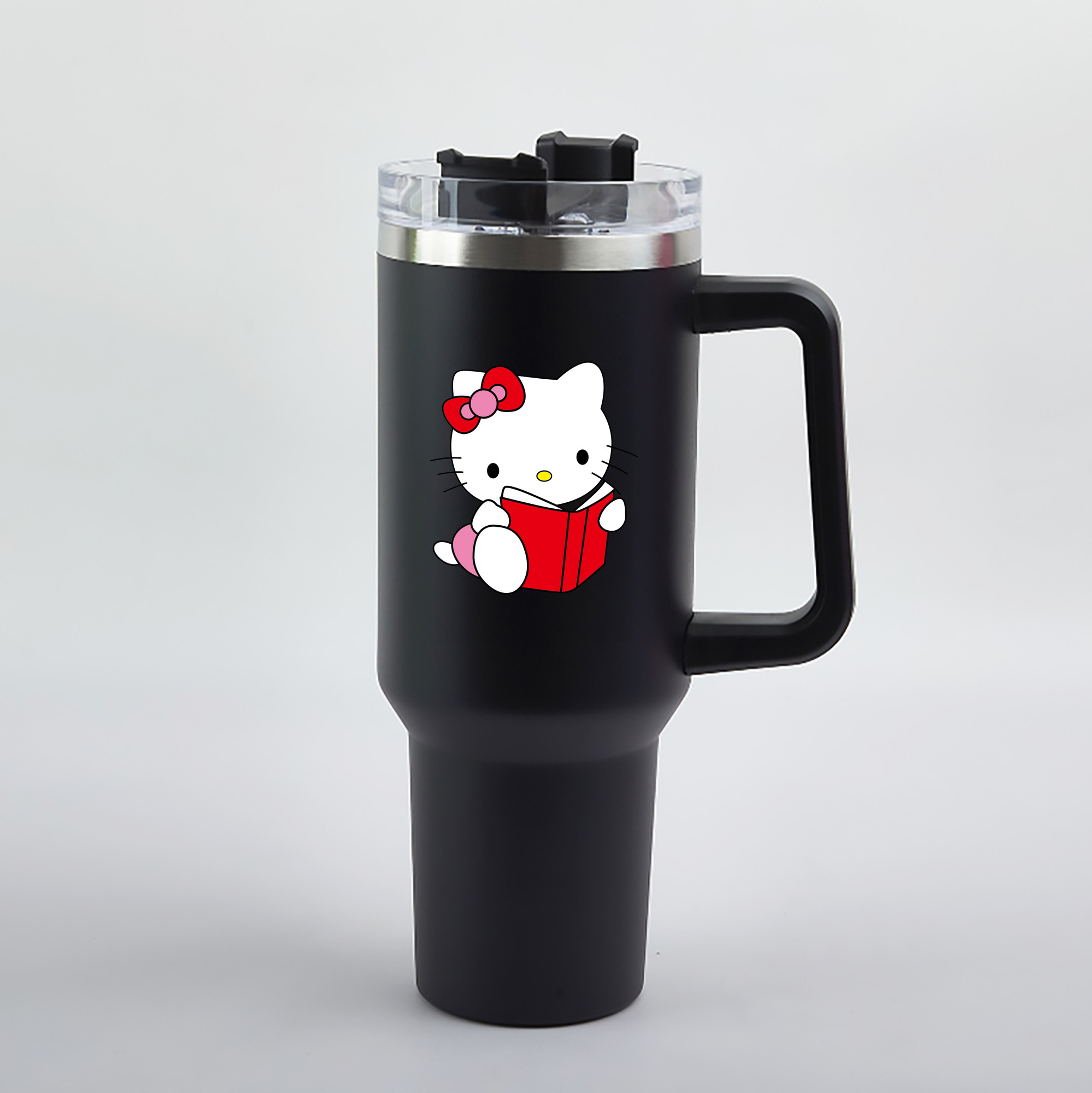 （画像用） Hello Kitty ハローキティ 1200mL車用タンブラー（カラープリント）