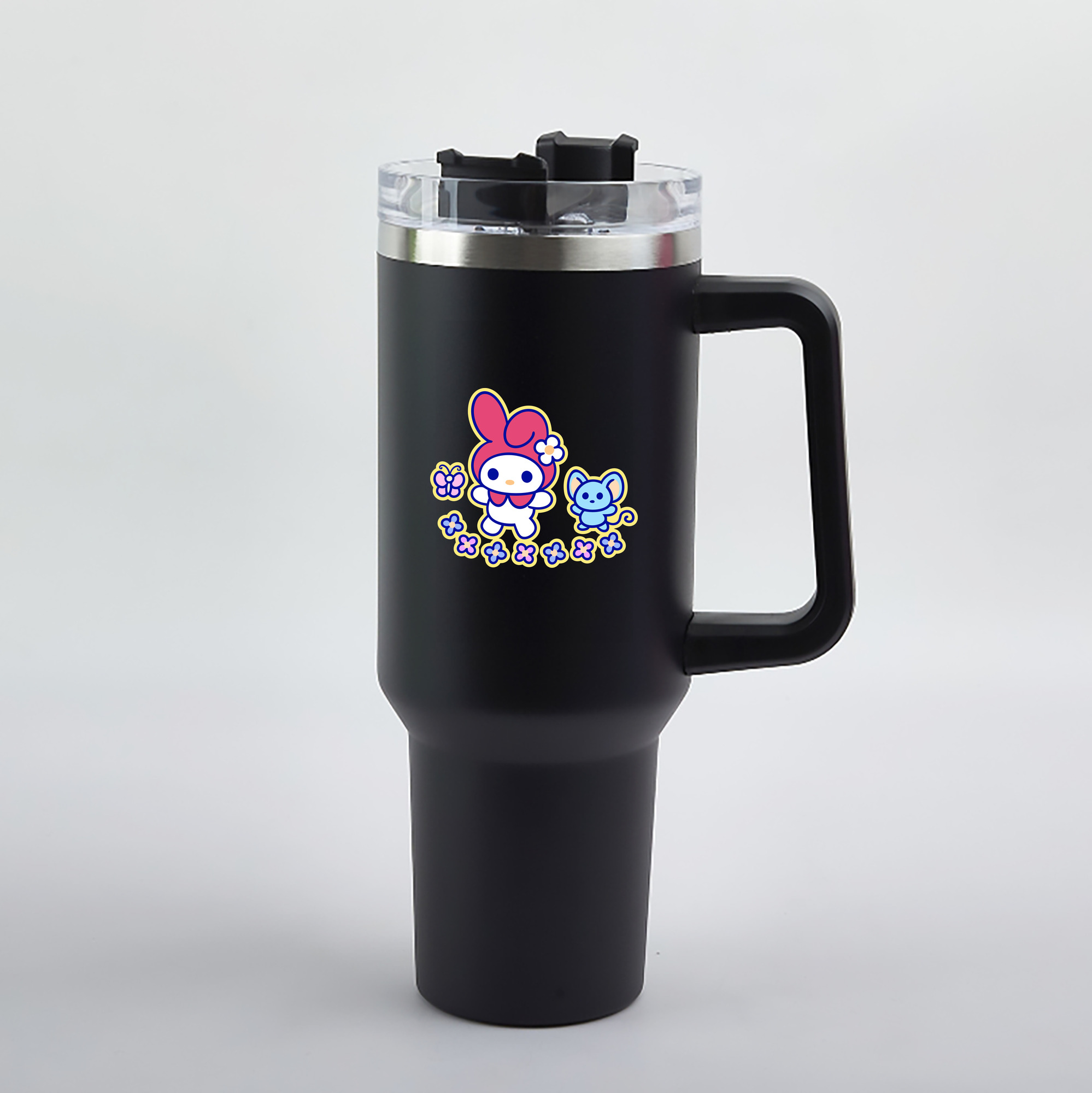 （画像用） Hello Kitty ハローキティ 1200mL車用タンブラー（カラープリント）