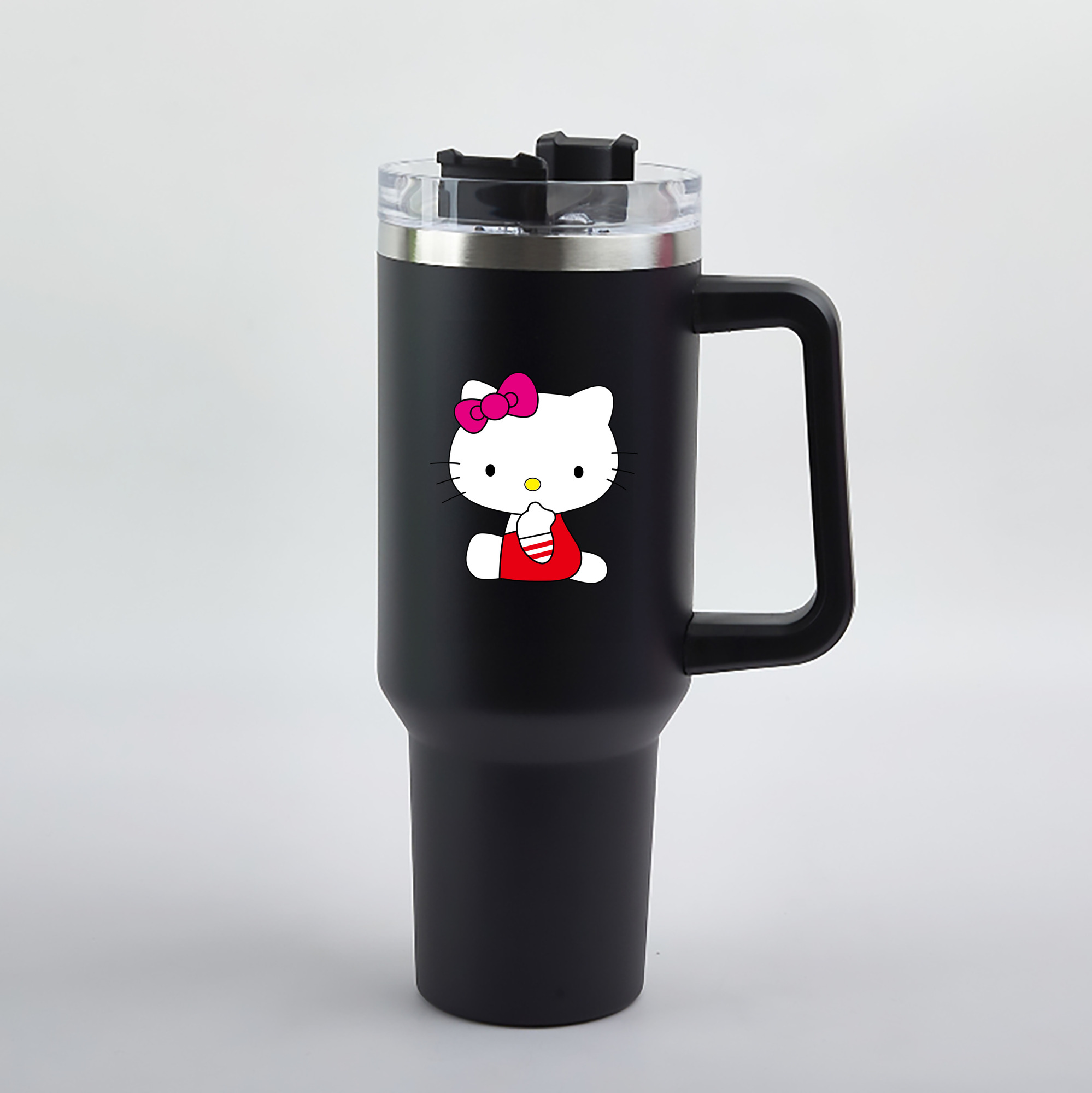 （画像用） Hello Kitty ハローキティ 1200mL車用タンブラー（カラープリント）