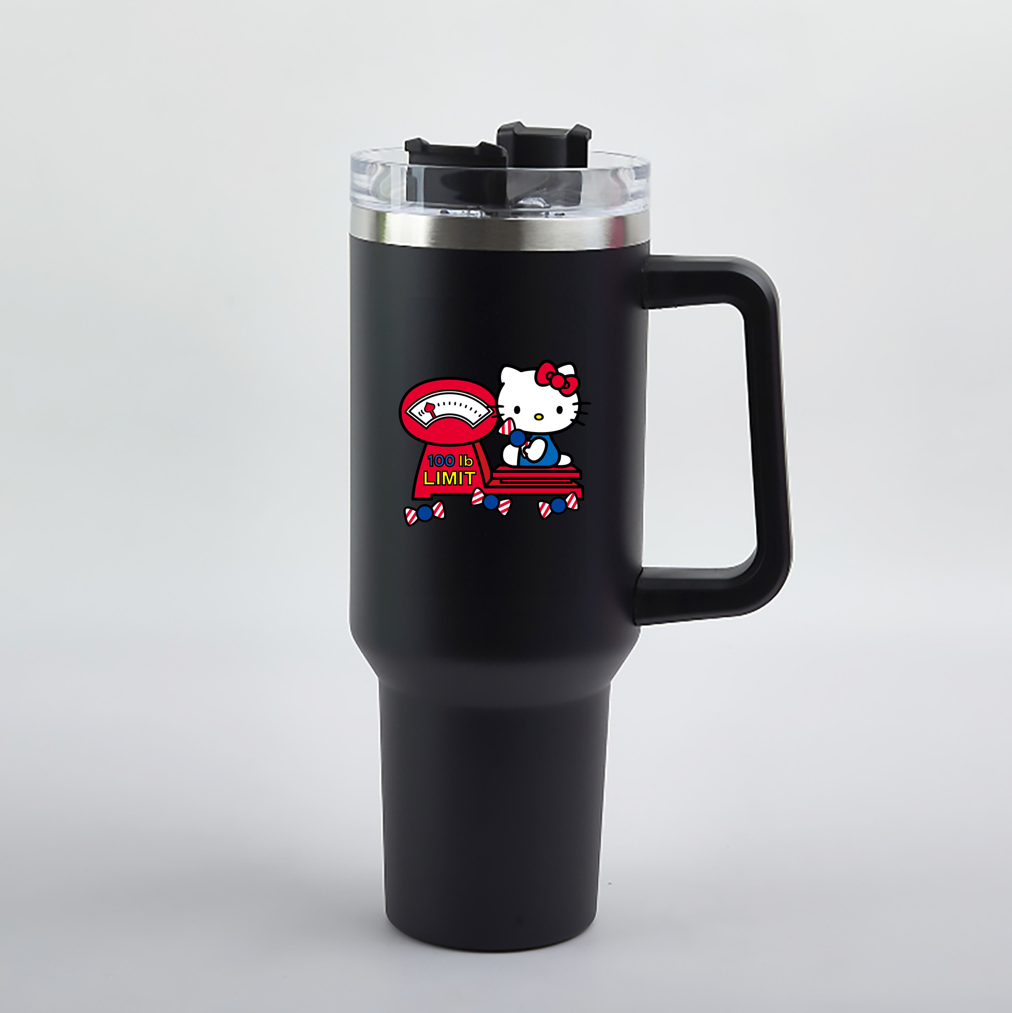 （画像用） Hello Kitty ハローキティ 1200mL車用タンブラー（カラープリント）